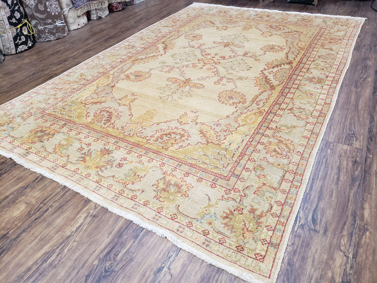 6x9 Turkish Oushak Rug, Wool Rug, Hand Knotted - Jewel Rugs, view 3