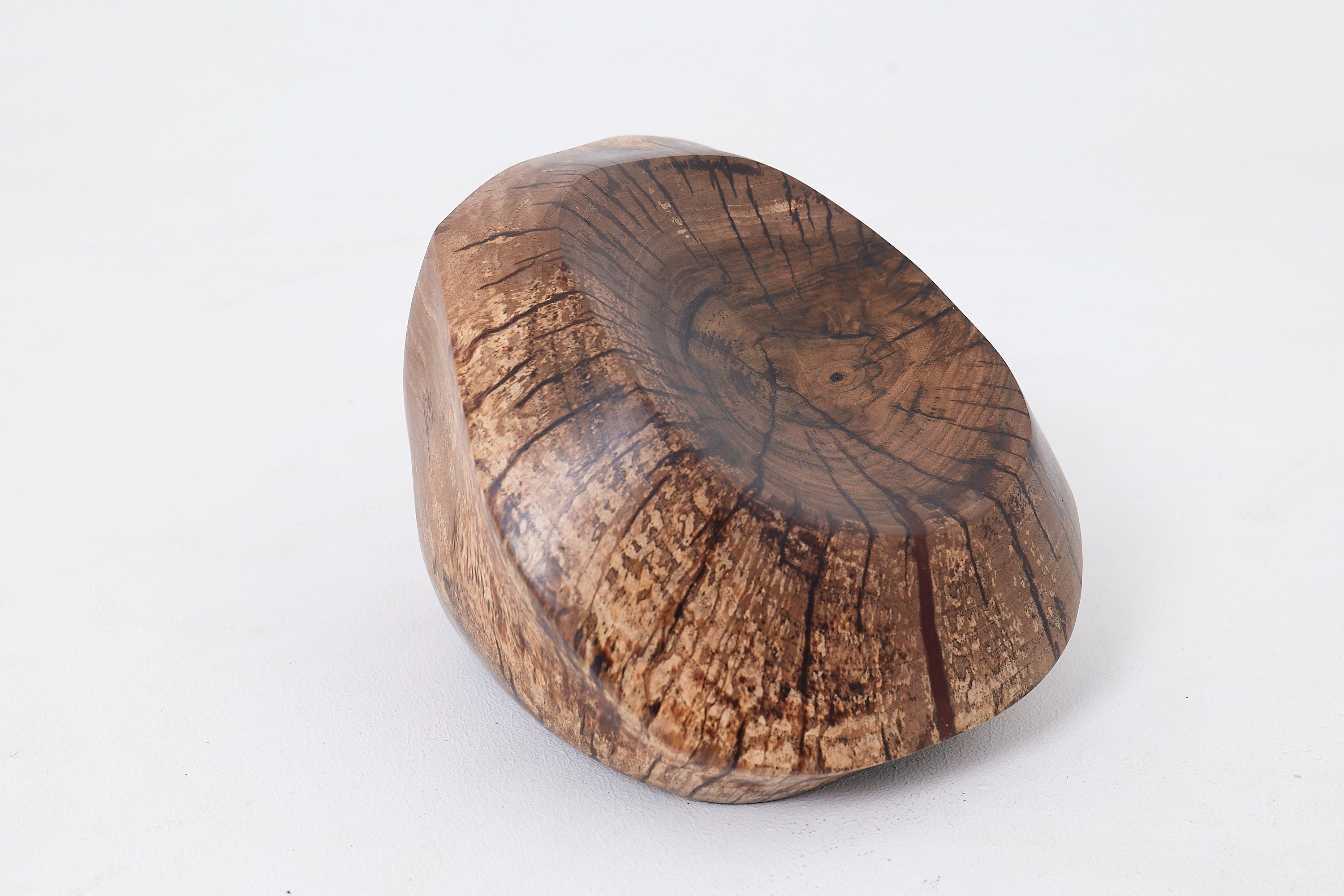Still Stand Abstract Wood Sculpture, Chainsaw Carved, Walnut, - image 11
