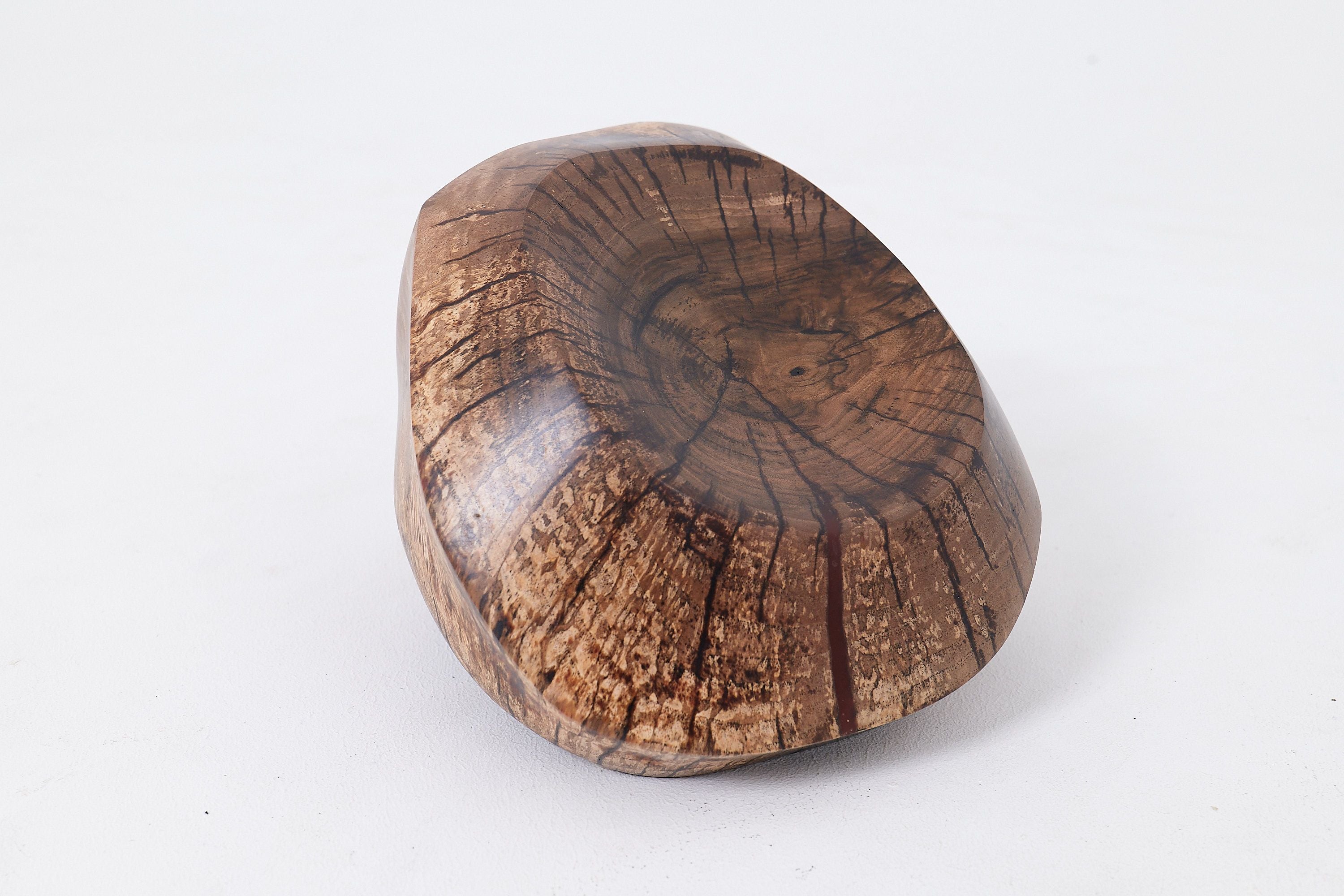 Still Stand Abstract Wood Sculpture, Chainsaw Carved, Walnut, - image 12