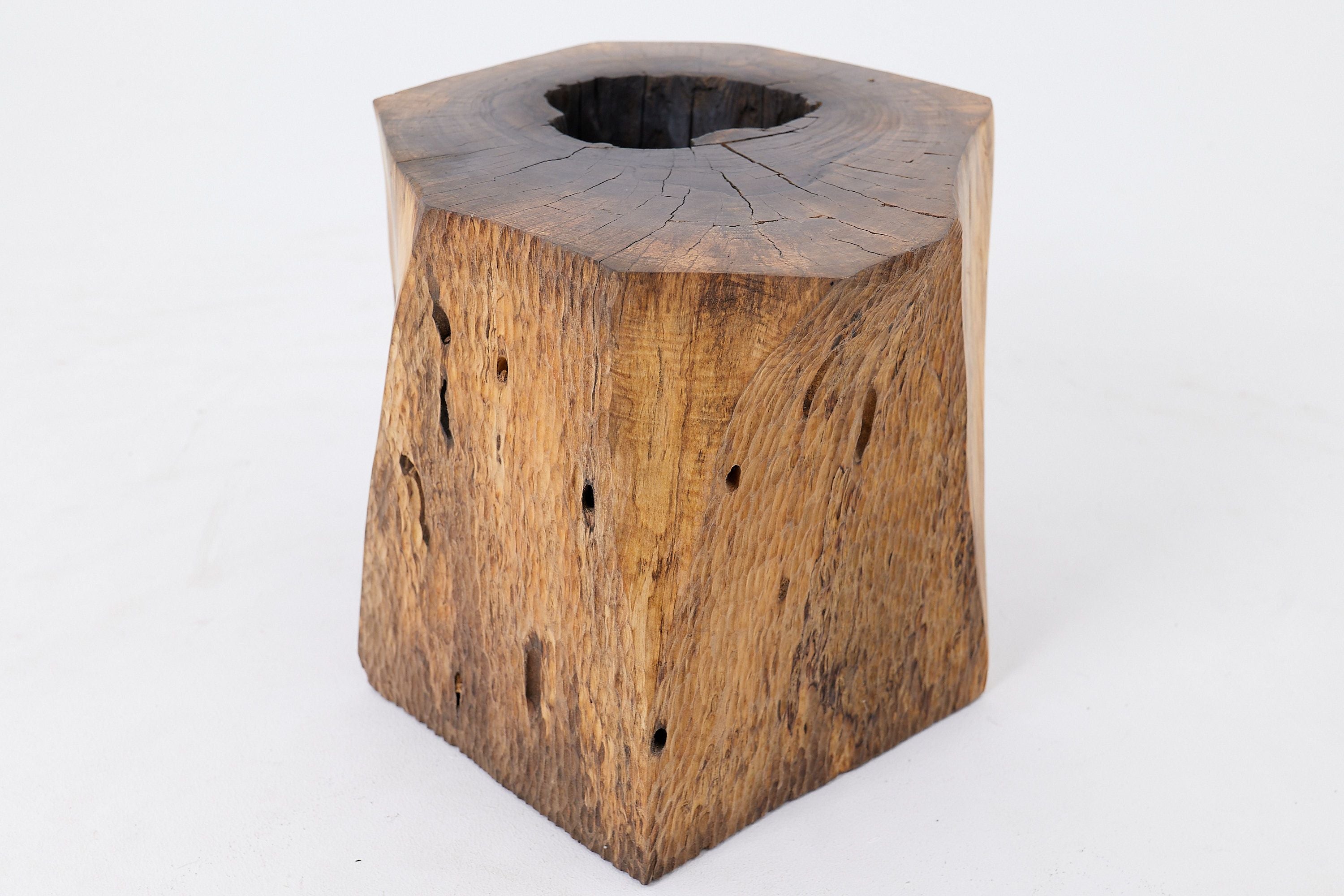 Organic, Live-Edge, Side Table, Walnut, Handmade - image 6