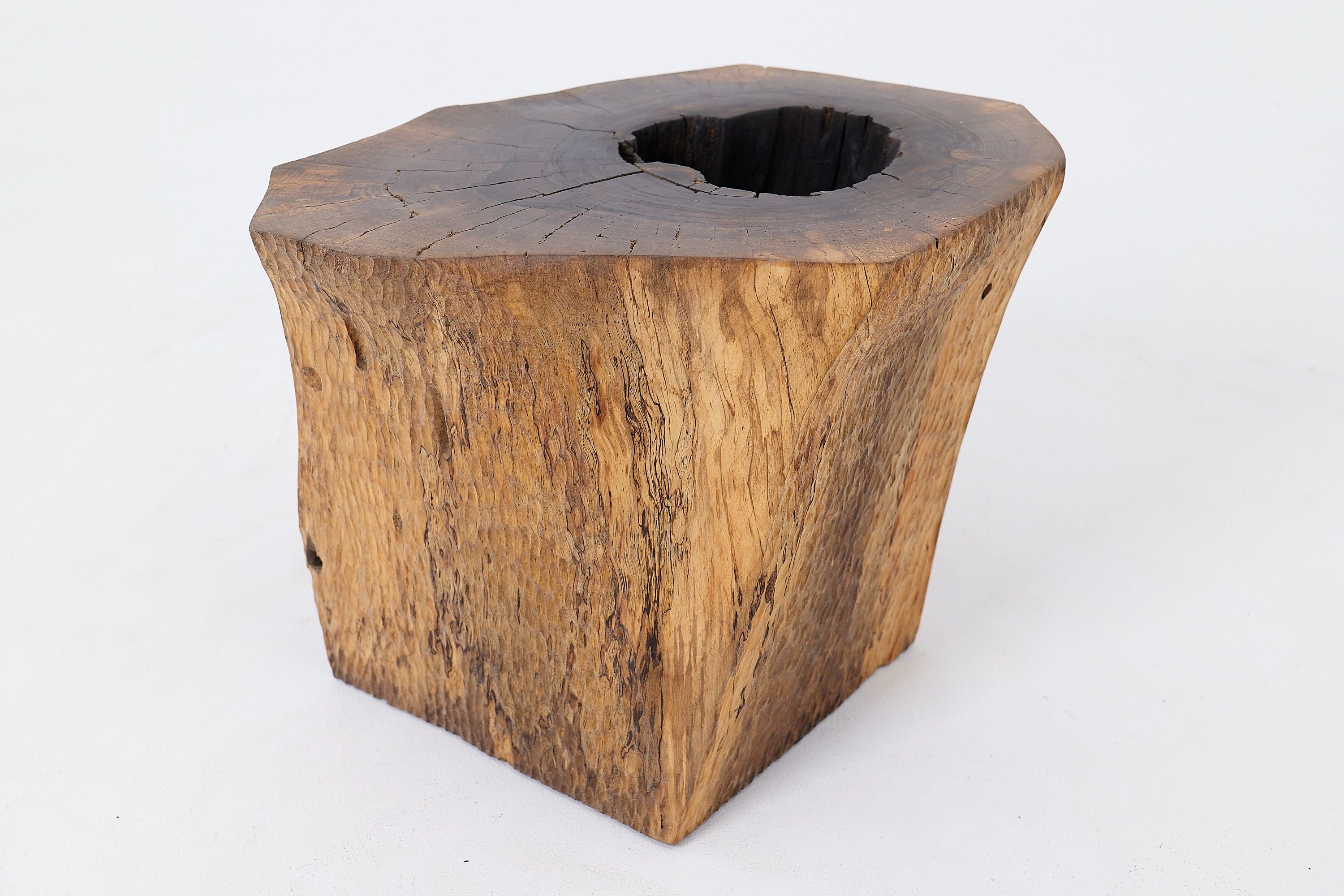 Organic, Live-Edge, Side Table, Walnut, Handmade - image 10