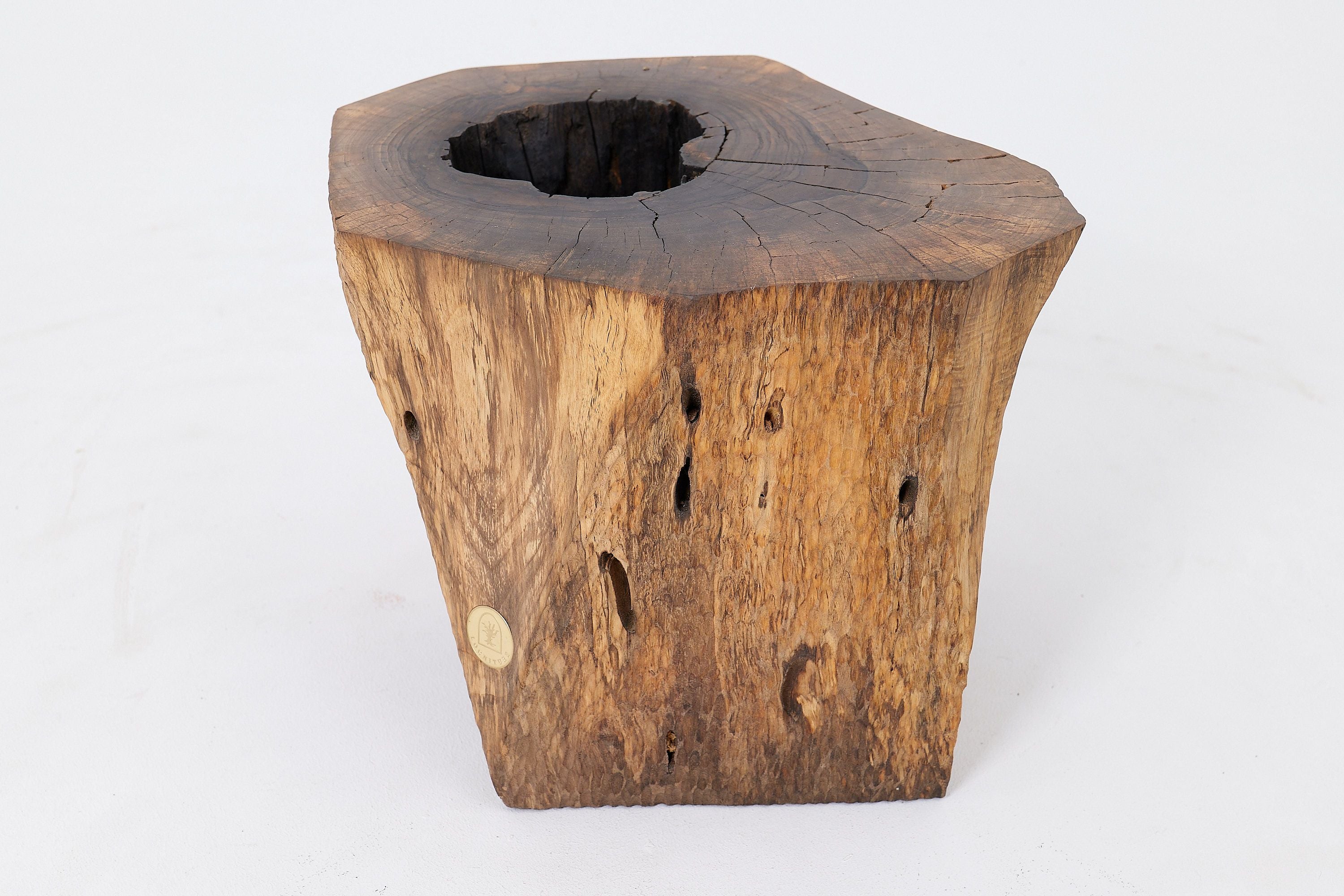 Organic, Live-Edge, Side Table, Walnut, Handmade - image 4