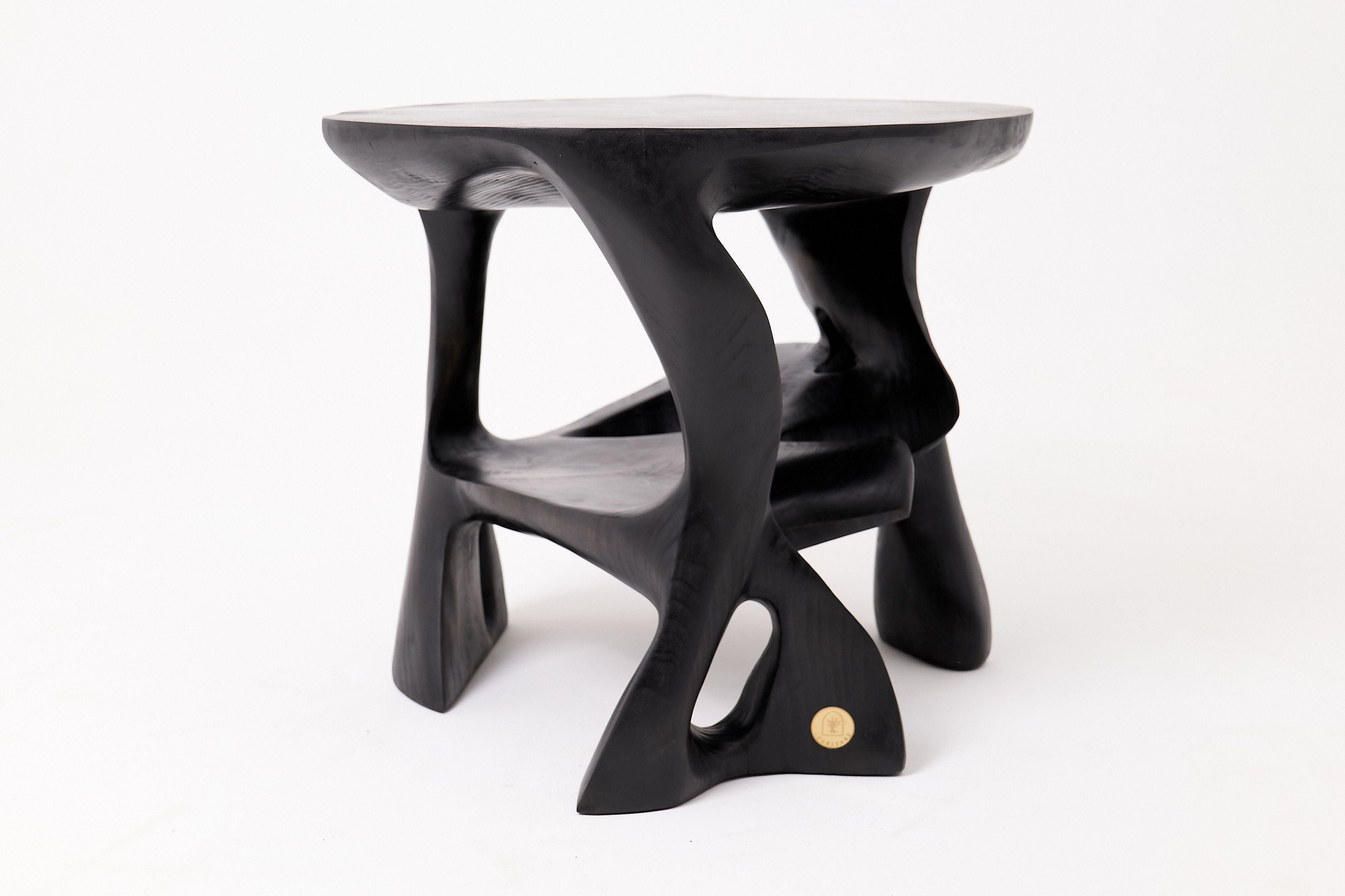 Sculptural Coffee Table, Solid Wood, Contemporary Design, Handmade - image 16