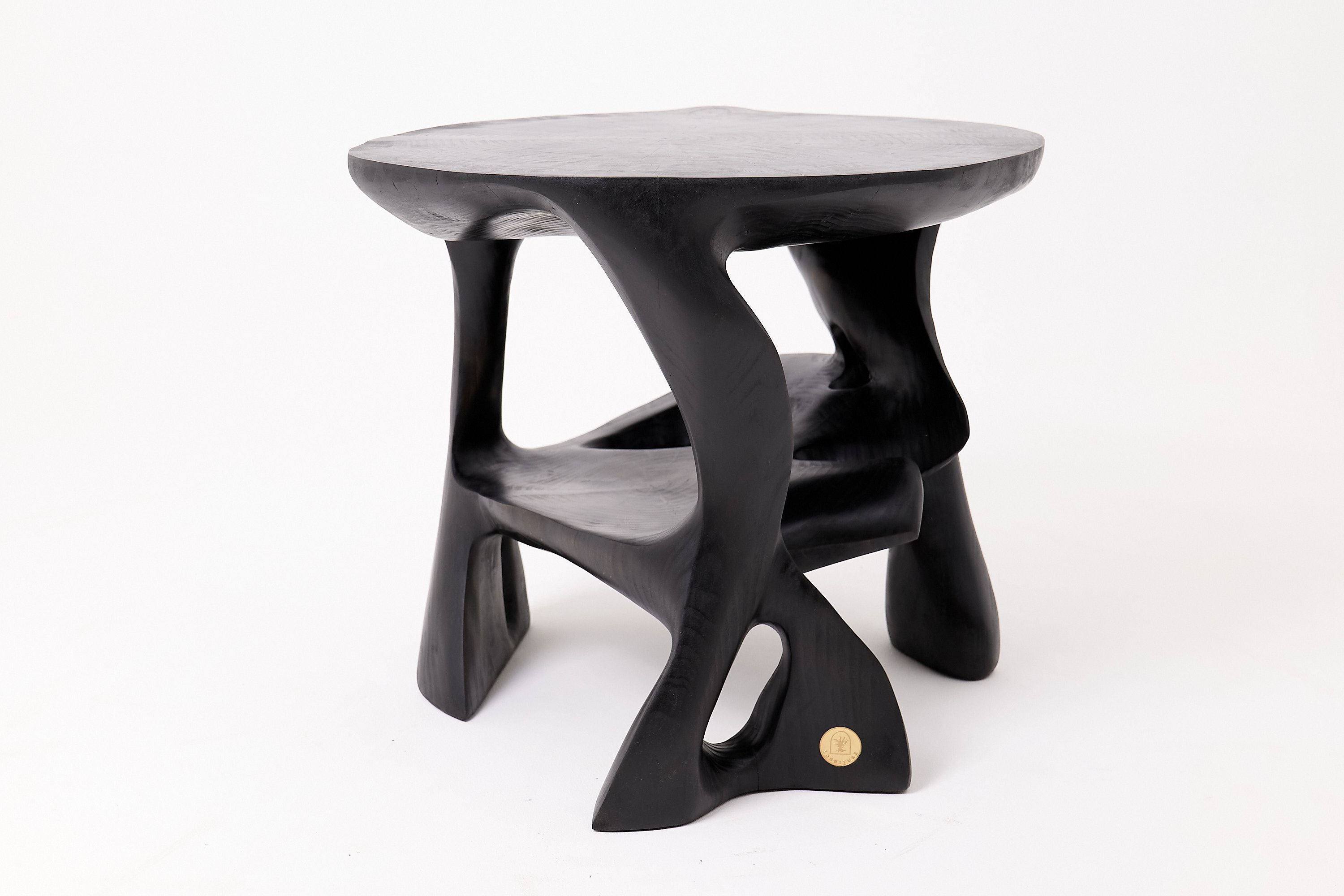 Sculptural Coffee Table, Solid Wood, Contemporary Design, Handmade - image 14