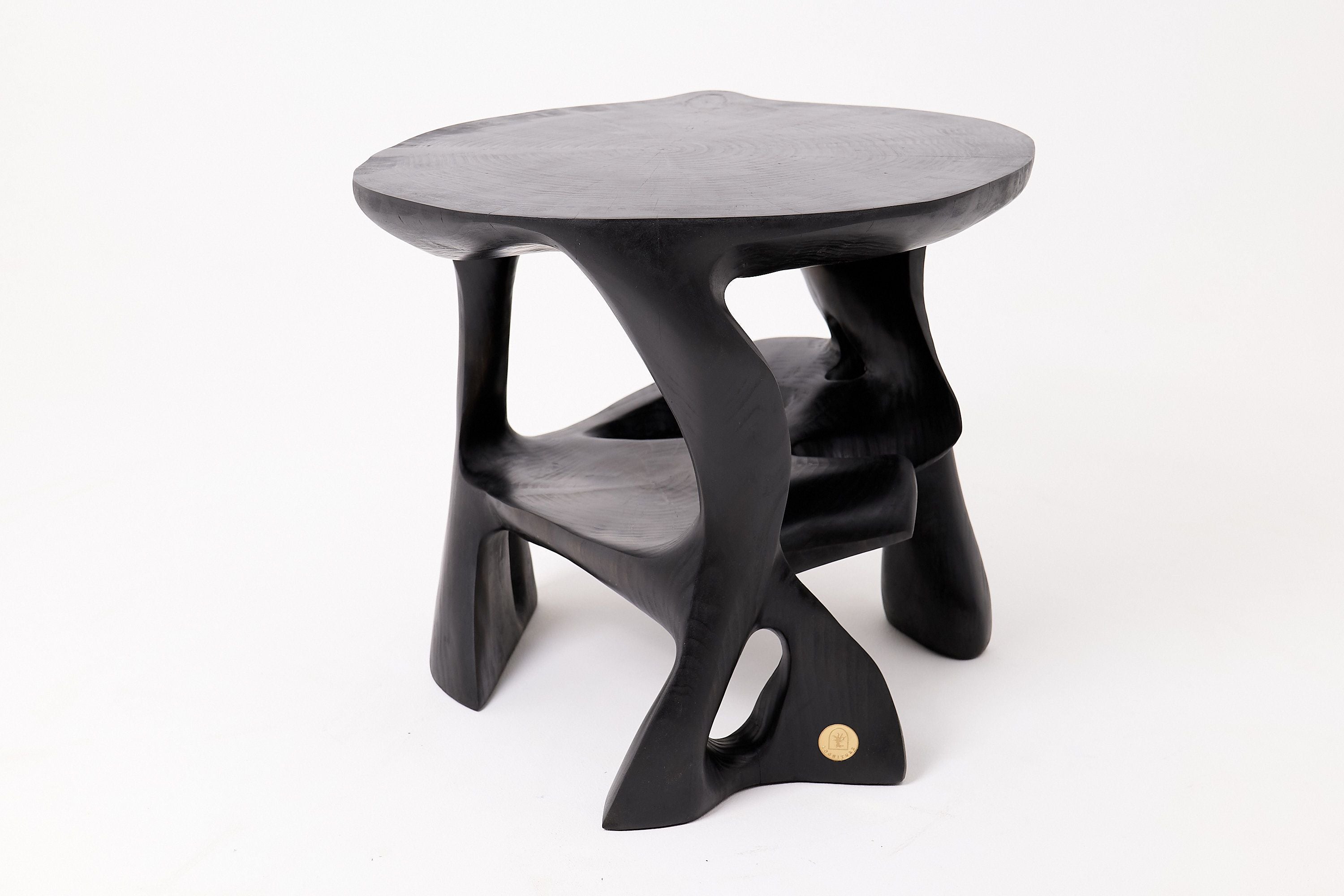 Sculptural Coffee Table, Solid Wood, Contemporary Design, Handmade - image 15