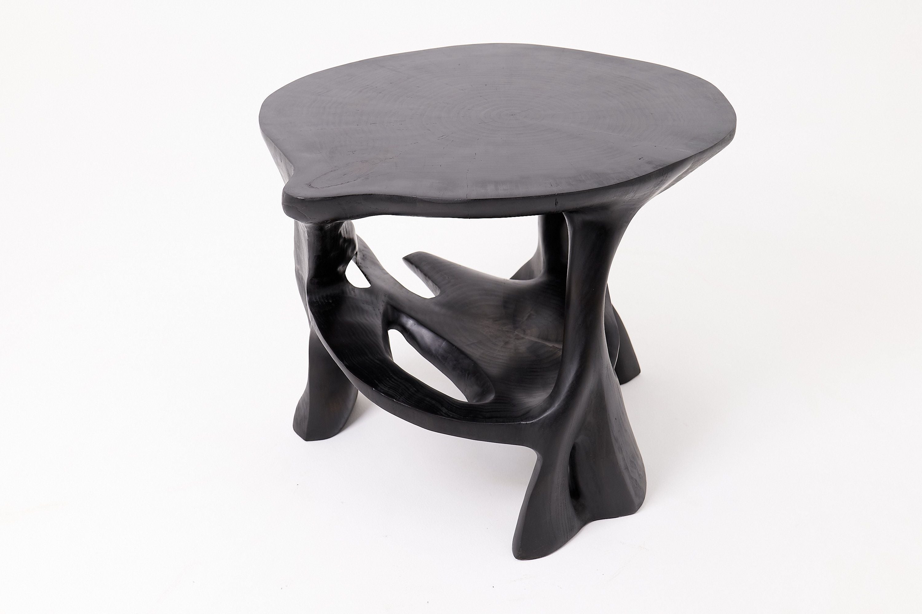 Sculptural Coffee Table, Solid Wood, Contemporary Design, Handmade - image 8