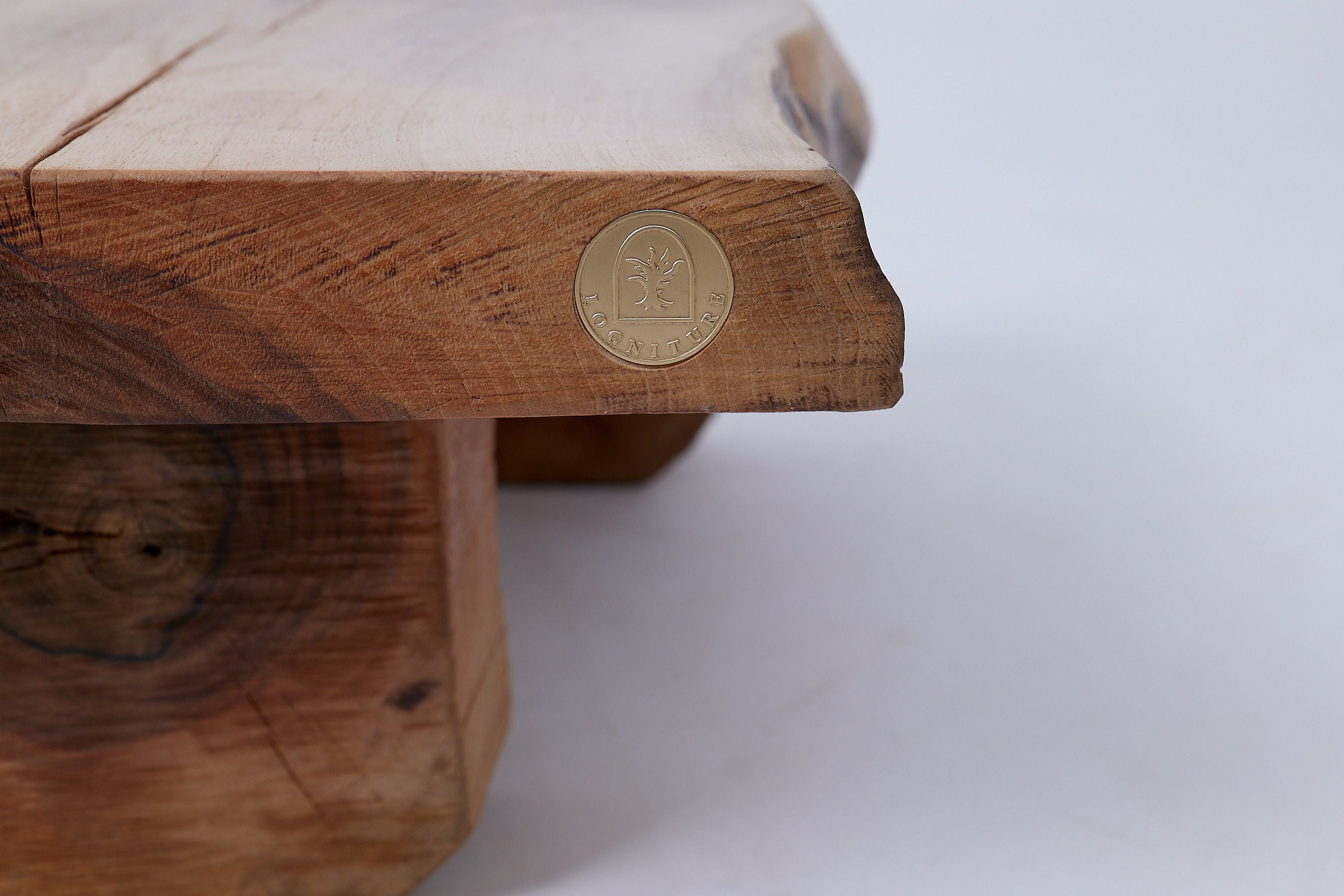 Side Table, Organic, Live-Edge, Walnut, Rustic, Minimalist Handmade - image 7