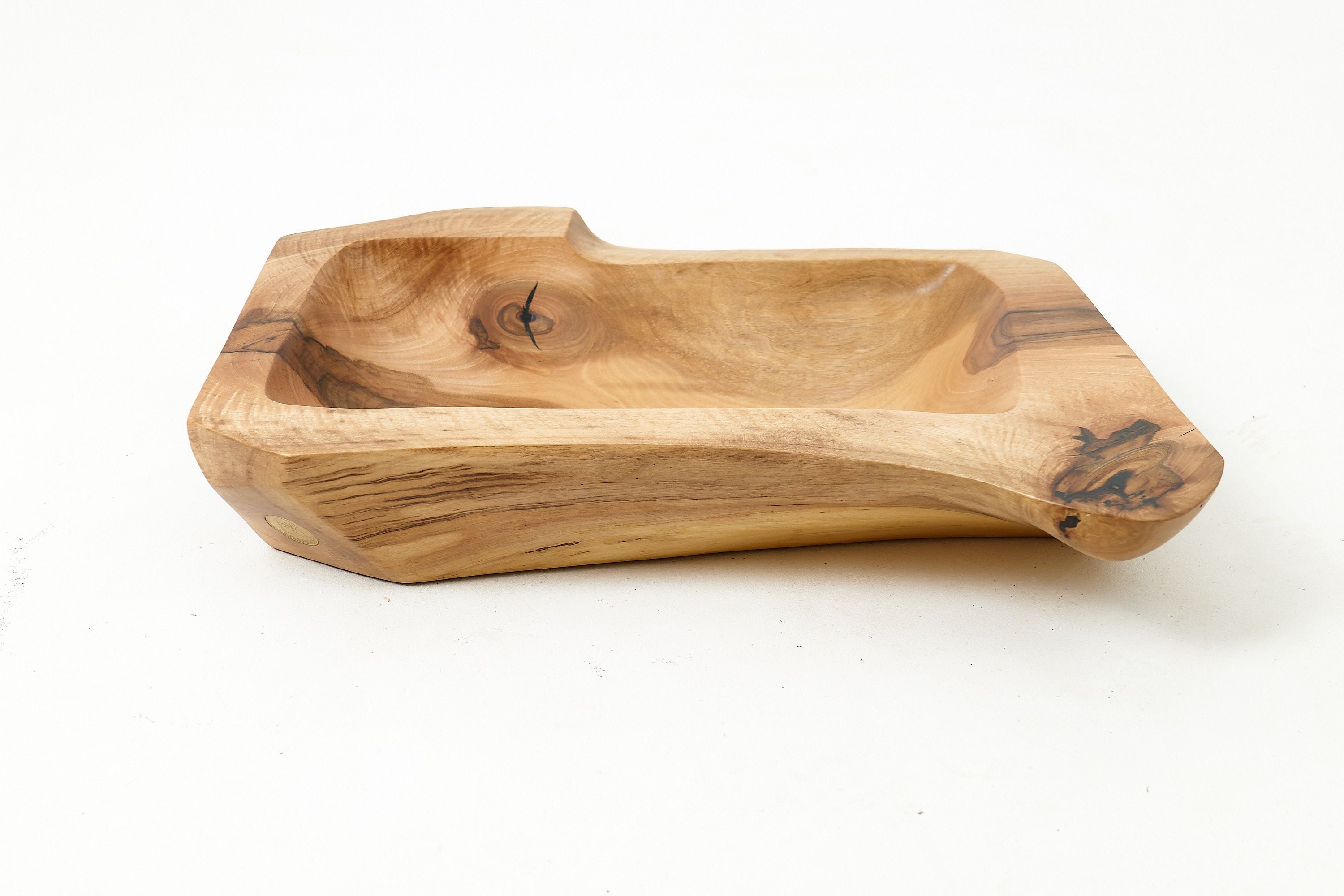 Live Edge Wood Bathroom Sink, Basin, Solid Wood, Walnut, Handmade - image 2