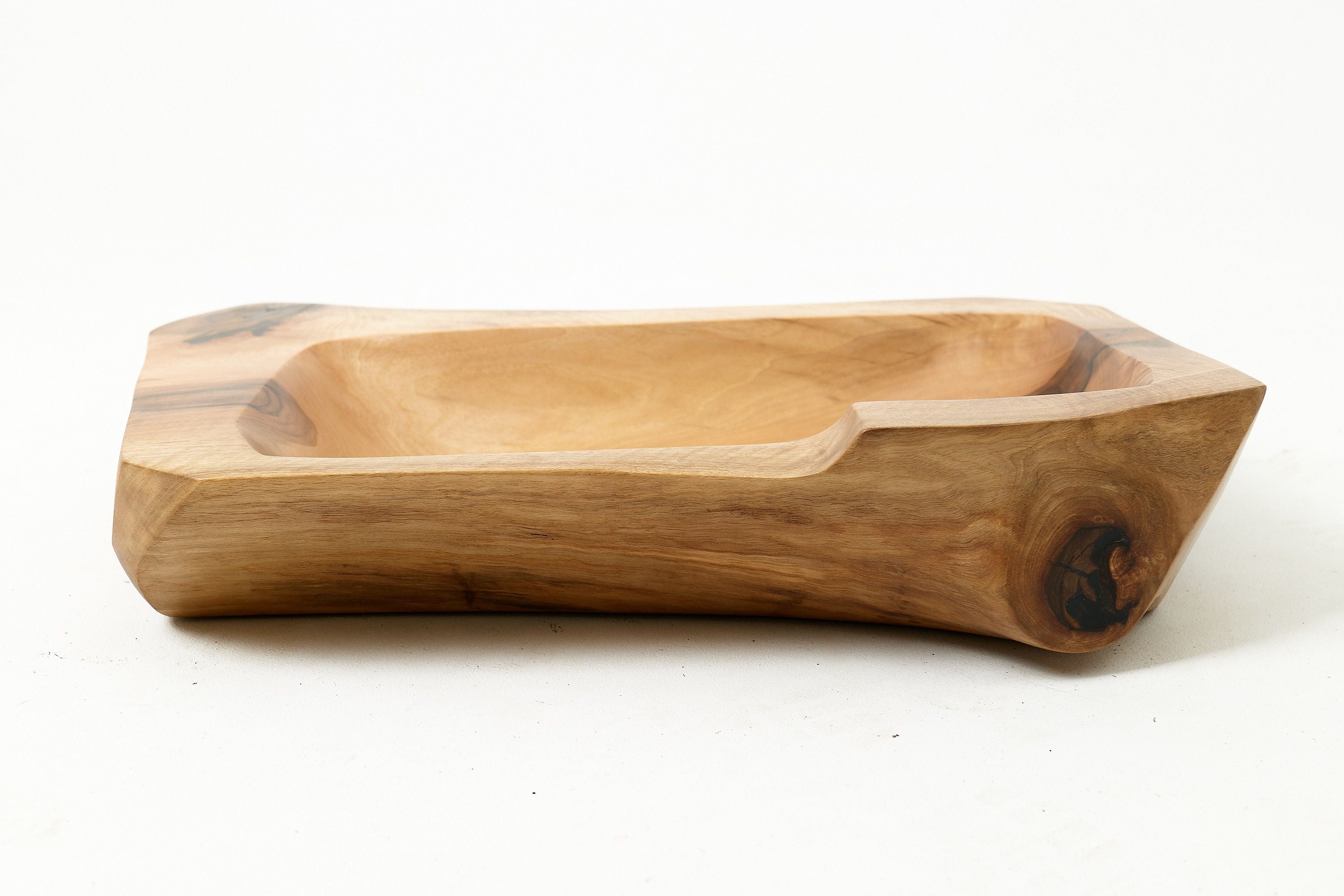 Live Edge Wood Bathroom Sink, Basin, Solid Wood, Walnut, Handmade - image 12