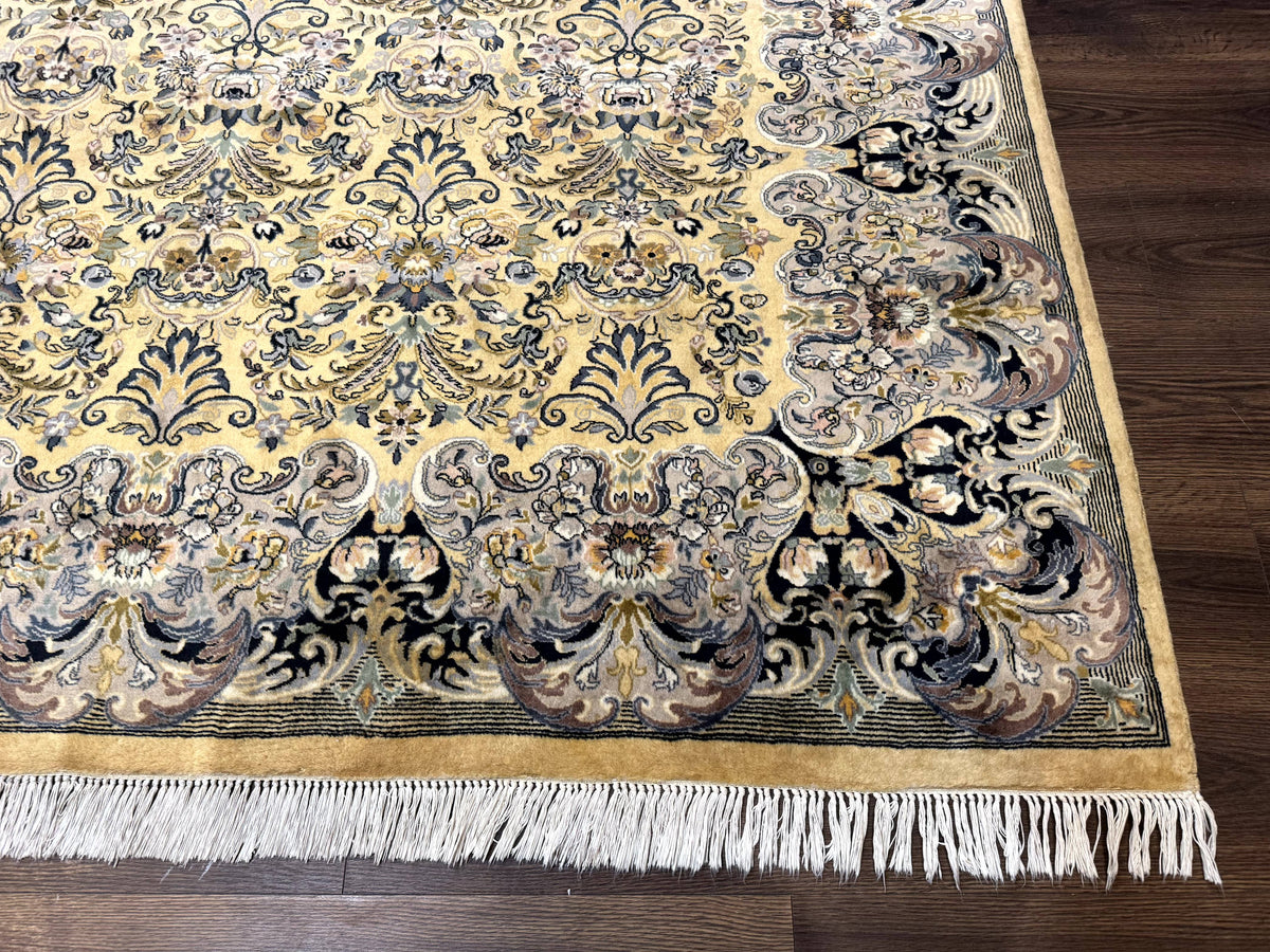 Pak Persian Rug 8x10, Allover Pattern, Fine 225 KPSI, Cream - Jewel Rugs, view 10