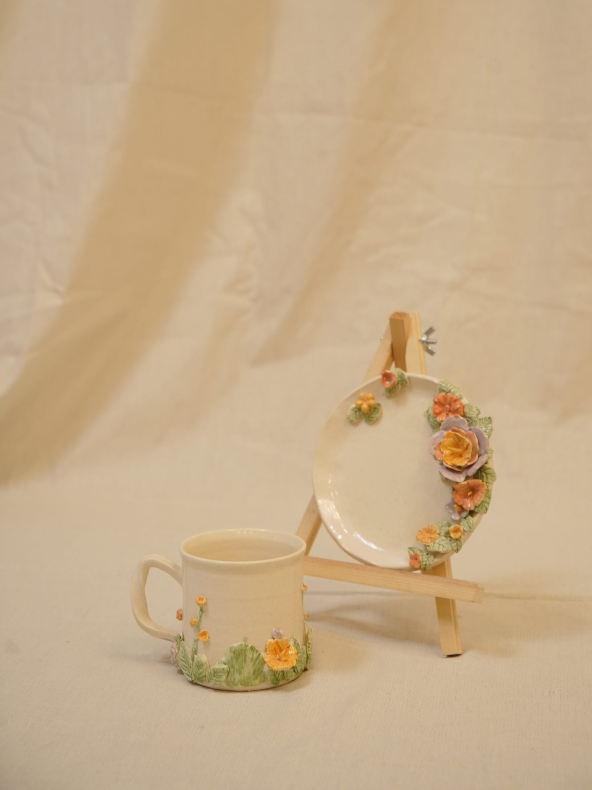 Garden Sip - Floral Mug & Saucer Set