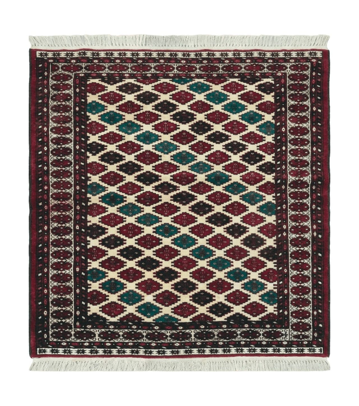 3' X 4' Vintage Handmade Pakistan Bokhara Turkoman Balouch Wool Rug Mat Nice - Jewel Rugs