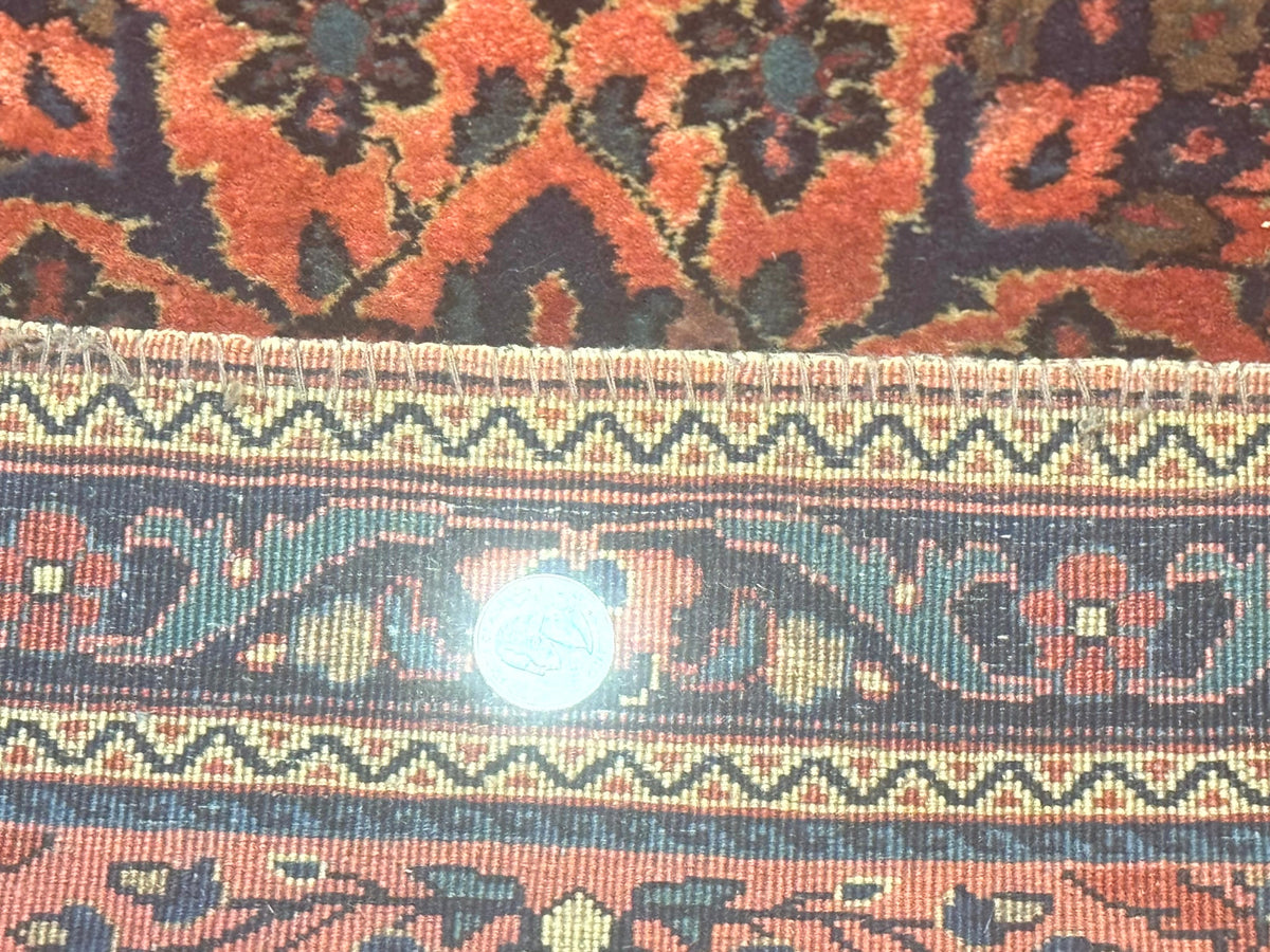 Antique Persian Sarouk Rug 2x4, Red, Fine 260 KPSI - Jewel Rugs, view 11