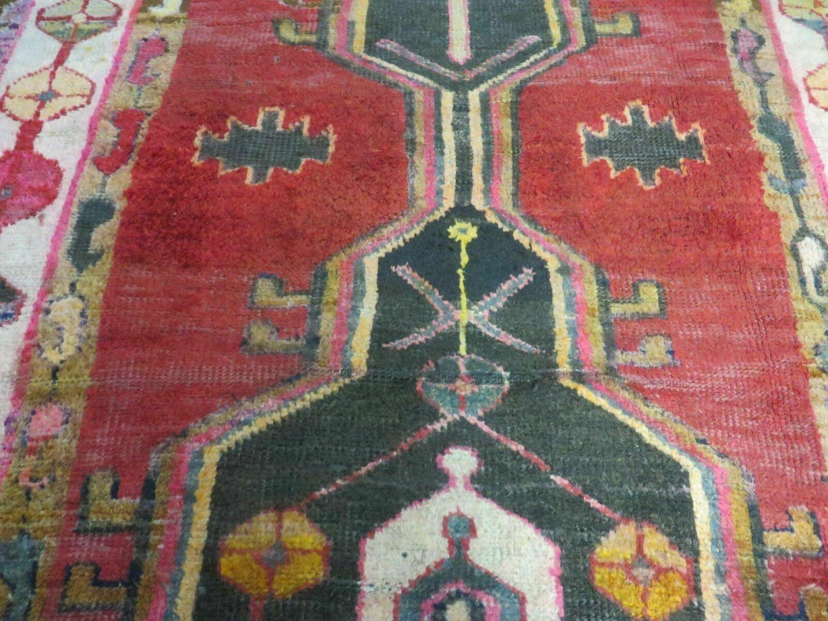 4' X 8' Antique Handmade Turkish Caucasian Kazak Design Wool Rug Veg Dyes Nice - Jewel Rugs, view 12