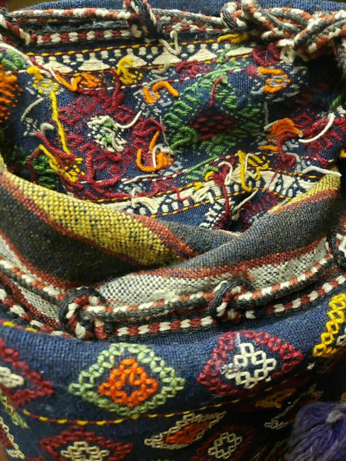 2' X 4' Handmade Turkish Tribal Kilim Wool Rug Double Saddle Bag Khorjin Nice - Jewel Rugs, view 10