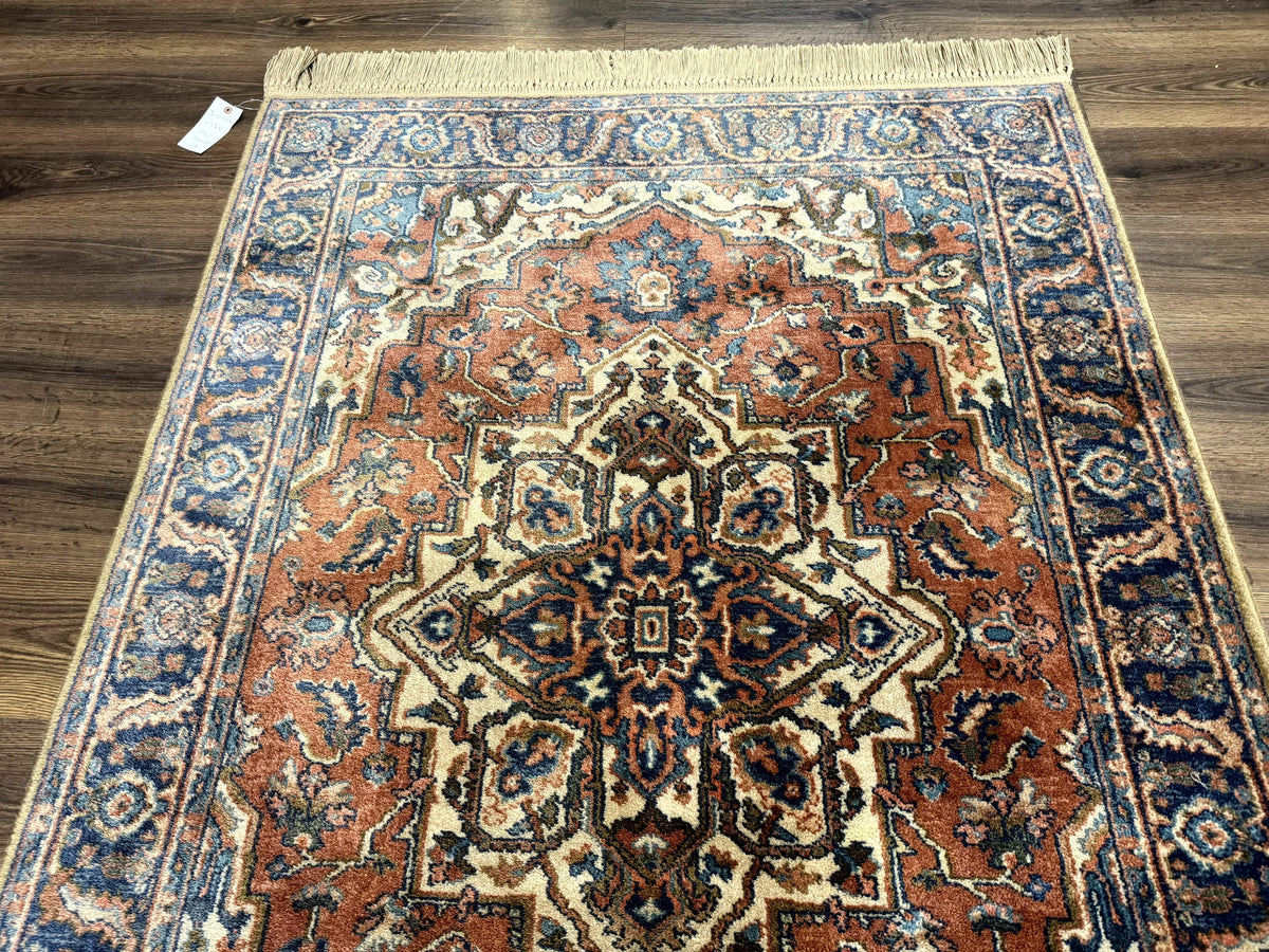 Karastan Rug 4x6, Vintage Karastan #744 Antique Serapi Pattern, Wool Pile, Original 700 Series Karastan Carpet - Jewel Rugs, view 4