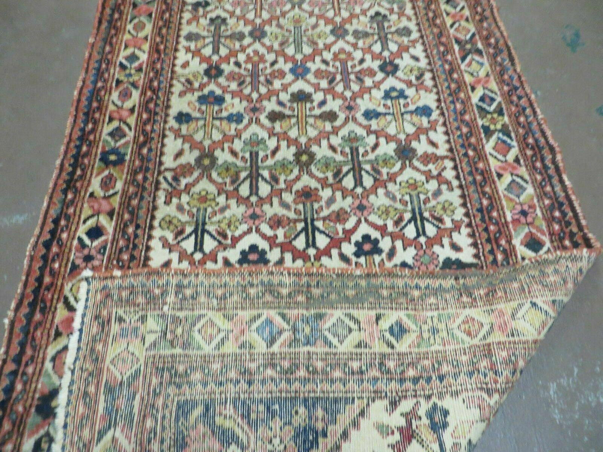 3' 3"X 10' Antique Handmade Caucasian Shirvan Wool Runner Rug Nice - Jewel Rugs, view 11