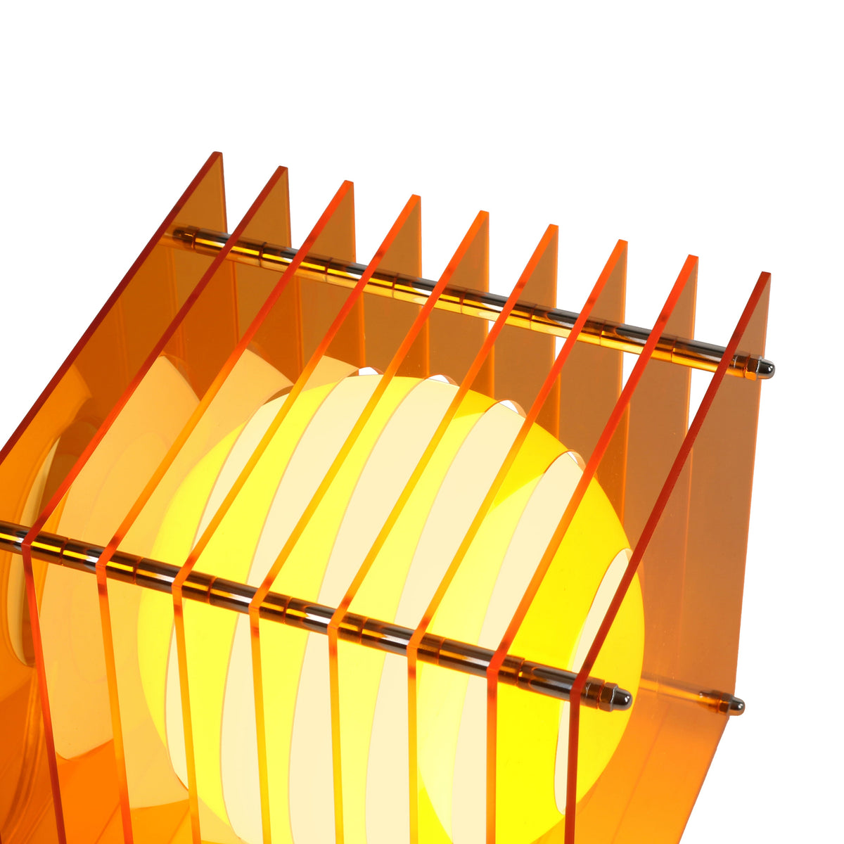 Lớp small square in orange acrylic