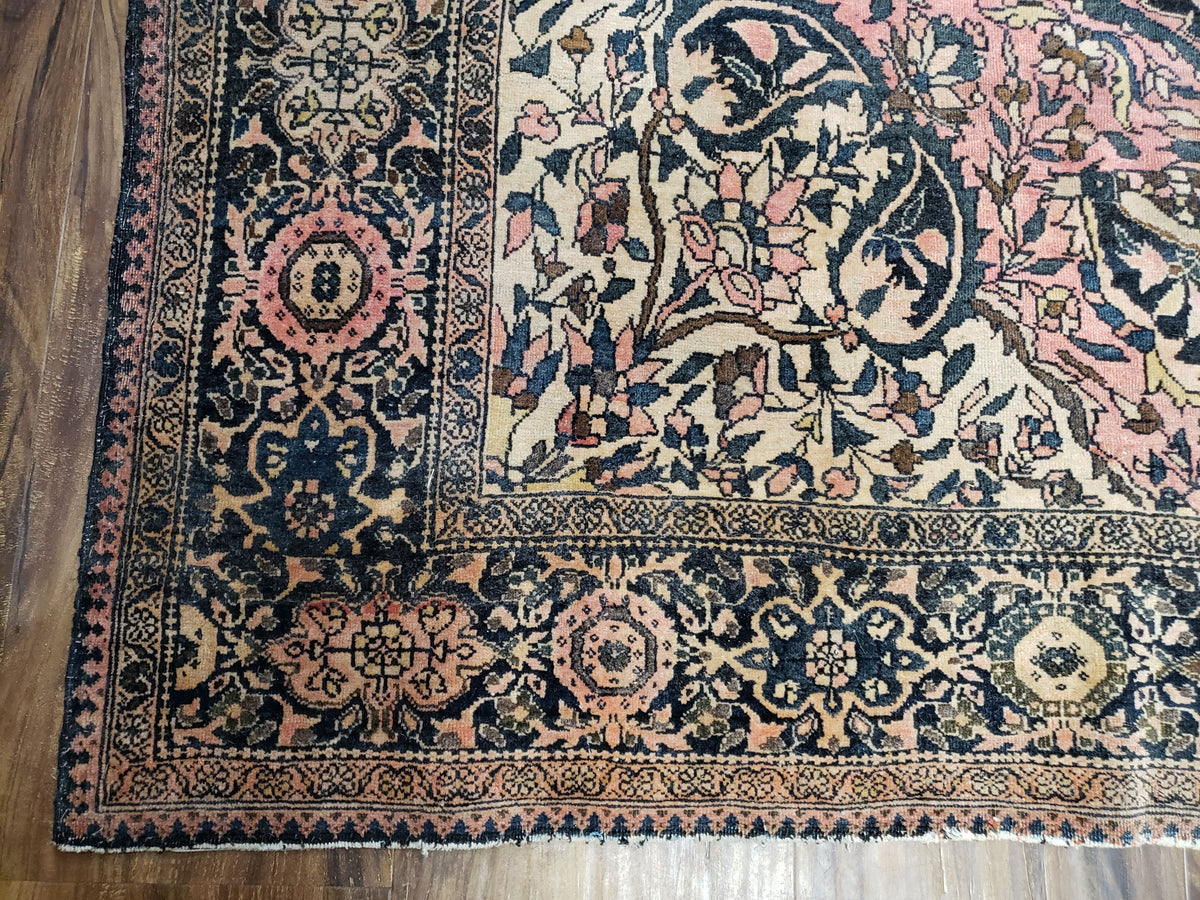 Antique Persian Farahan Rug, 4'1" x 6' 5" - Jewel Rugs, view 9