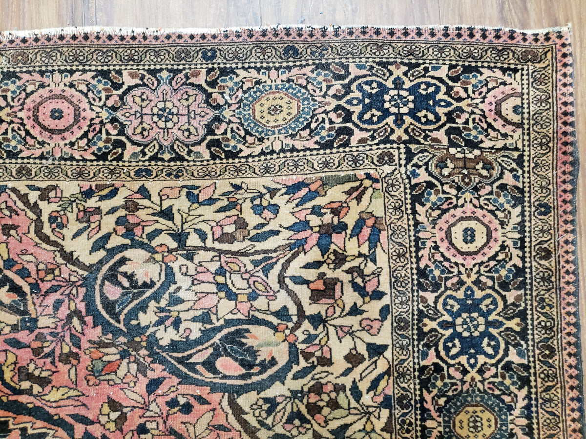 Antique Persian Farahan Rug, 4'1" x 6' 5" - Jewel Rugs, view 8