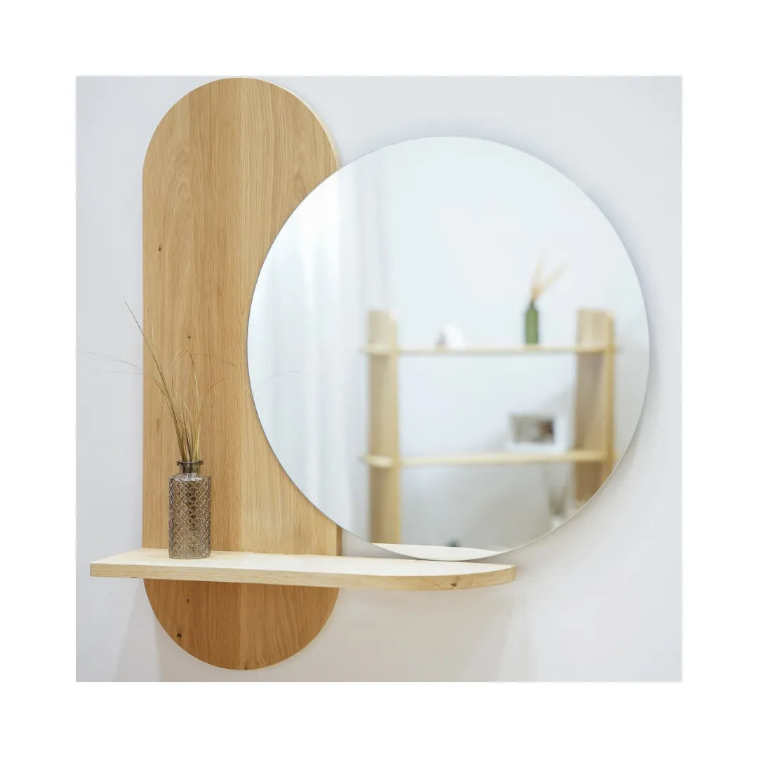 Wall mirror Oskar - oak image 5
