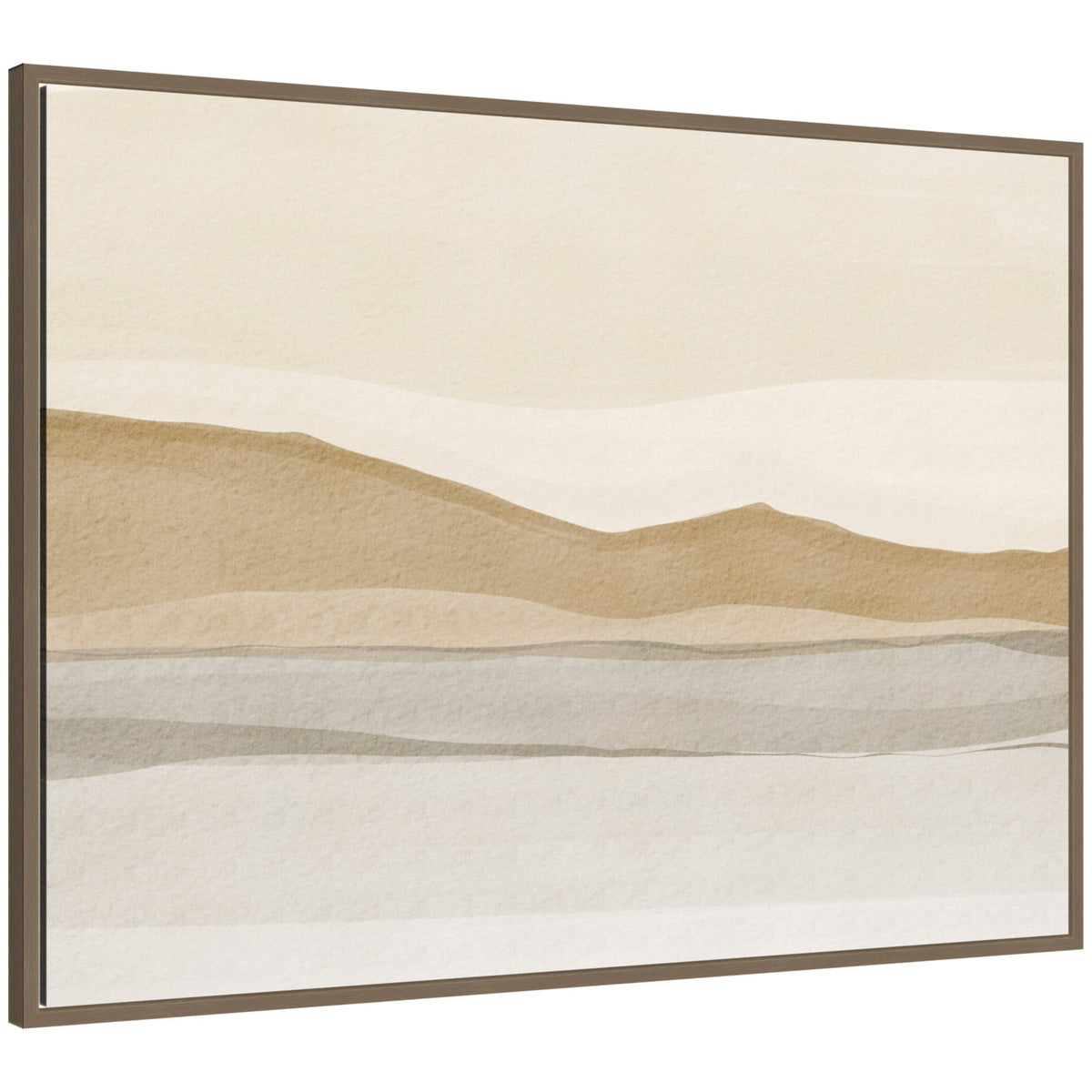 Muted Motion by Nikita Jariwala Framed Canvas Wall Art Print