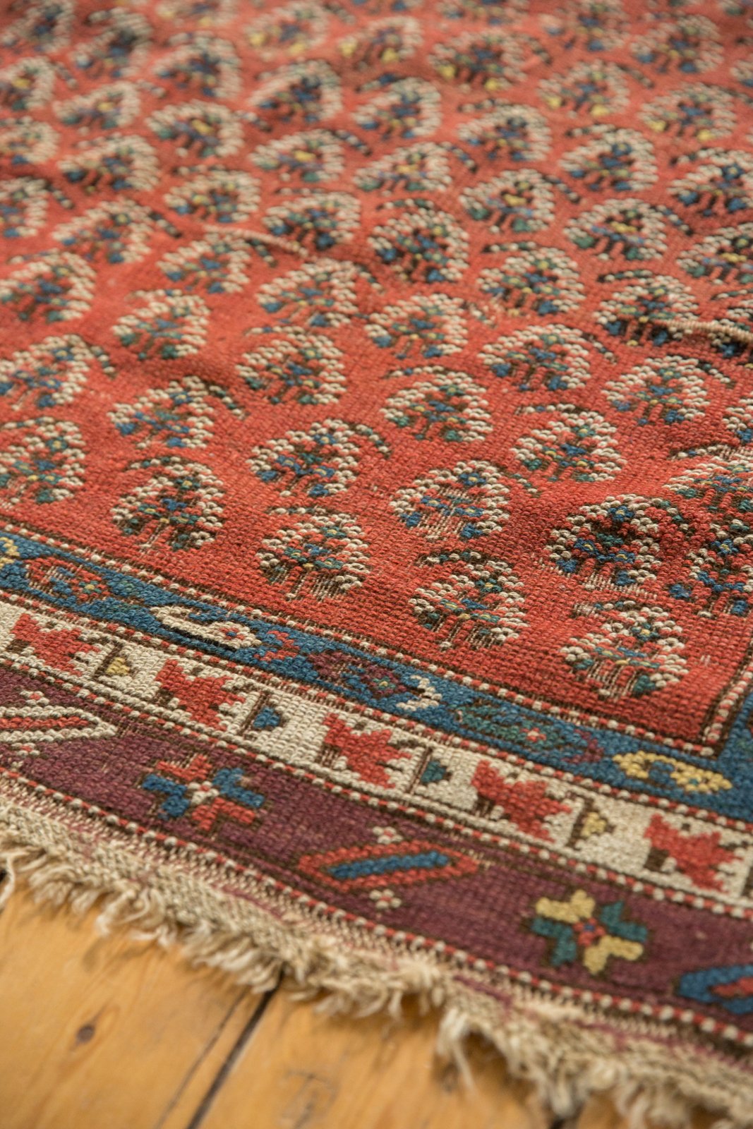 4x8 Antique Caucasian Rug Runner