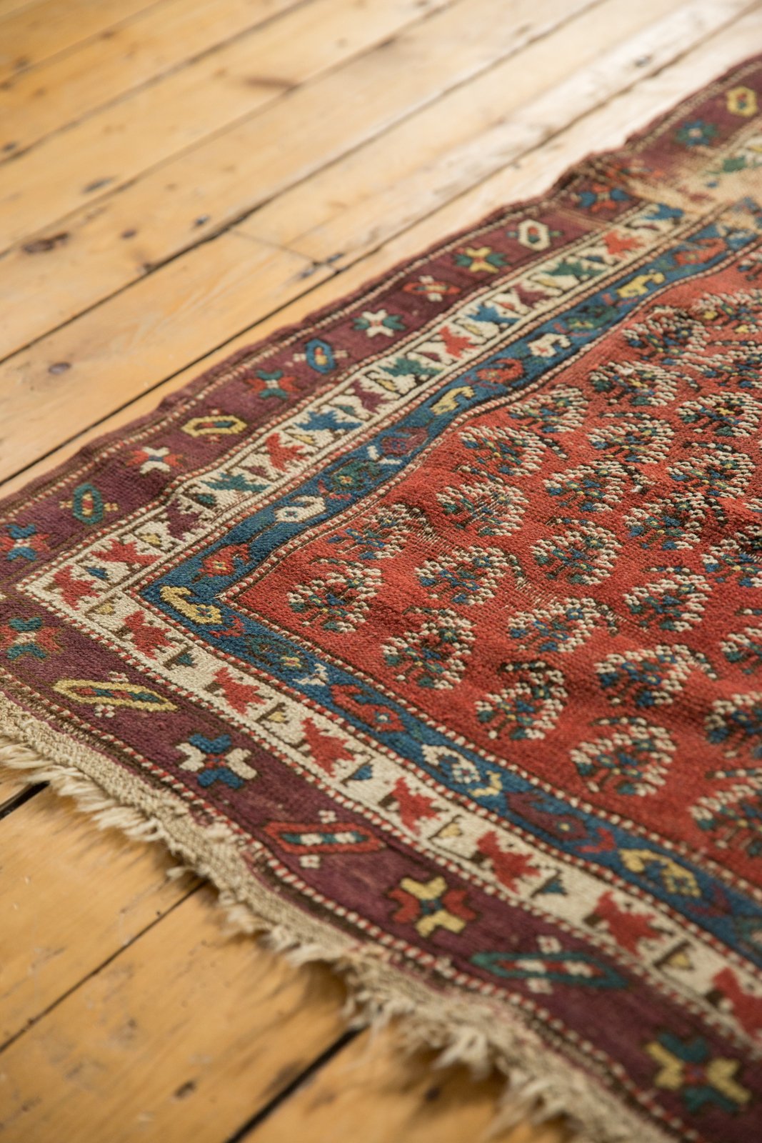 4x8 Antique Caucasian Rug Runner