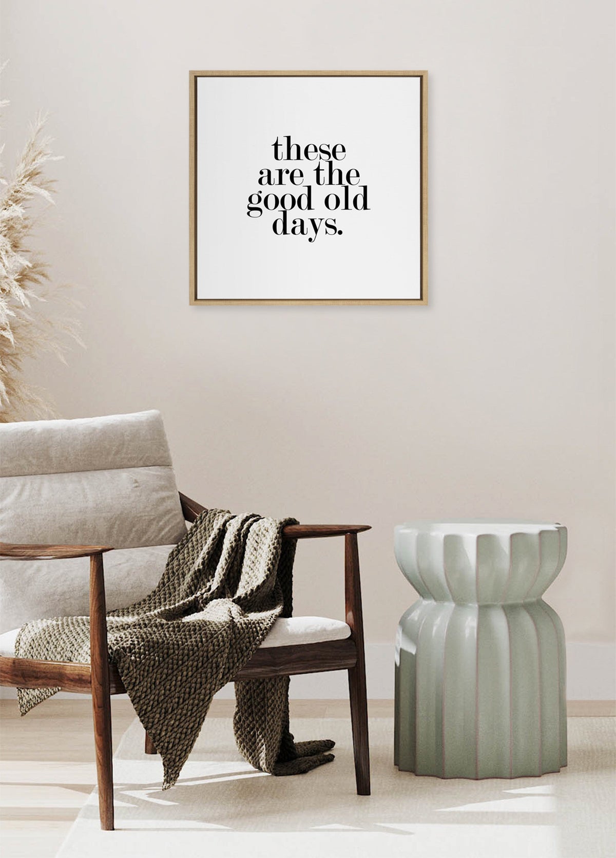 Sylvie Good Old Days Framed Canvas by Maggie Price of Hunt and Gather Goods