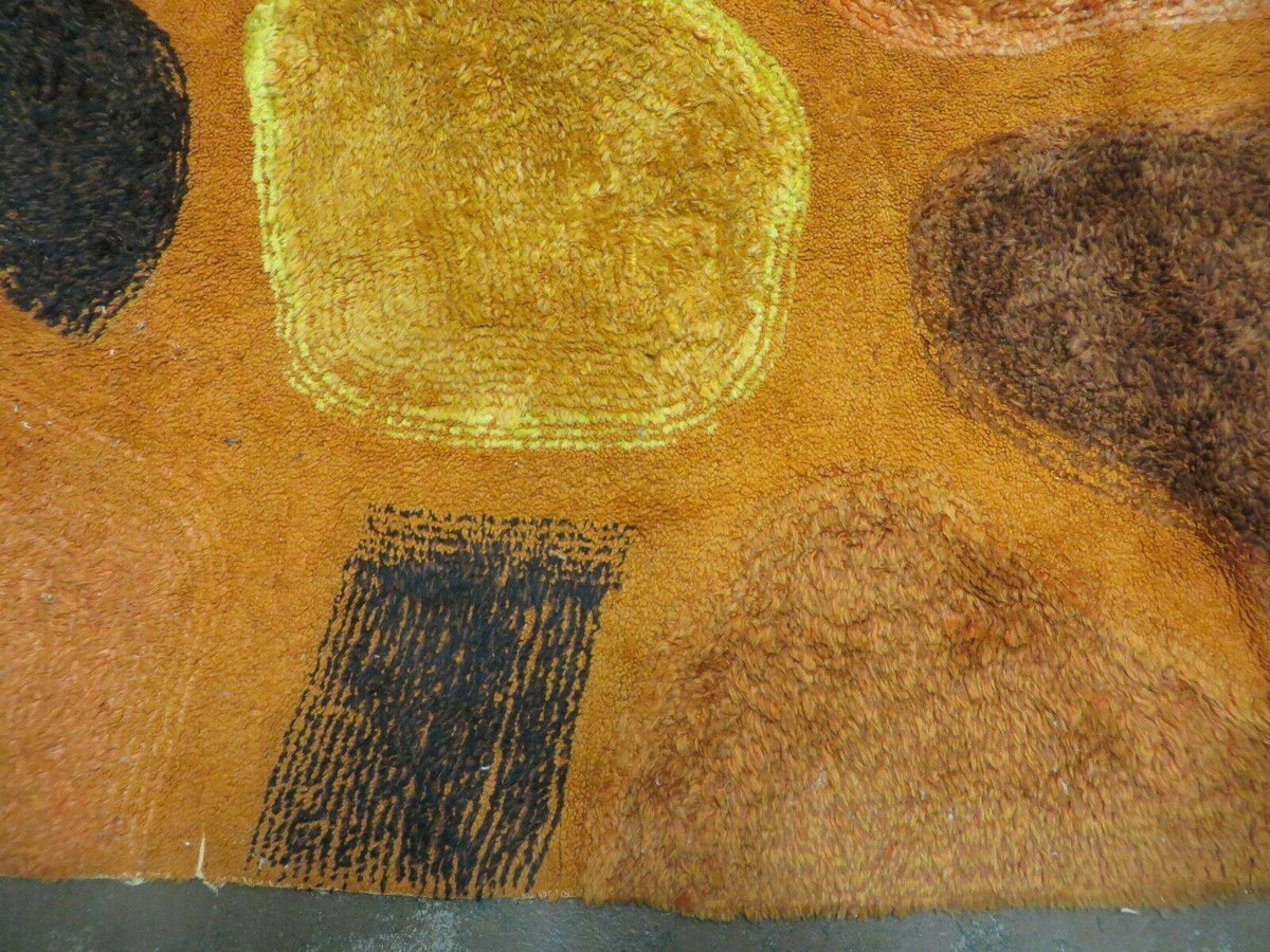 4' X 6' Modern Handmade Hooked Rug Wool Abstract Nice - Jewel Rugs, view 6