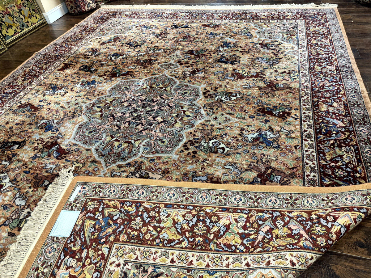 Karastan Rug 10x14 - Persian Hunting  #723 - Wool Pile, Vintage - Jewel Rugs, view 12