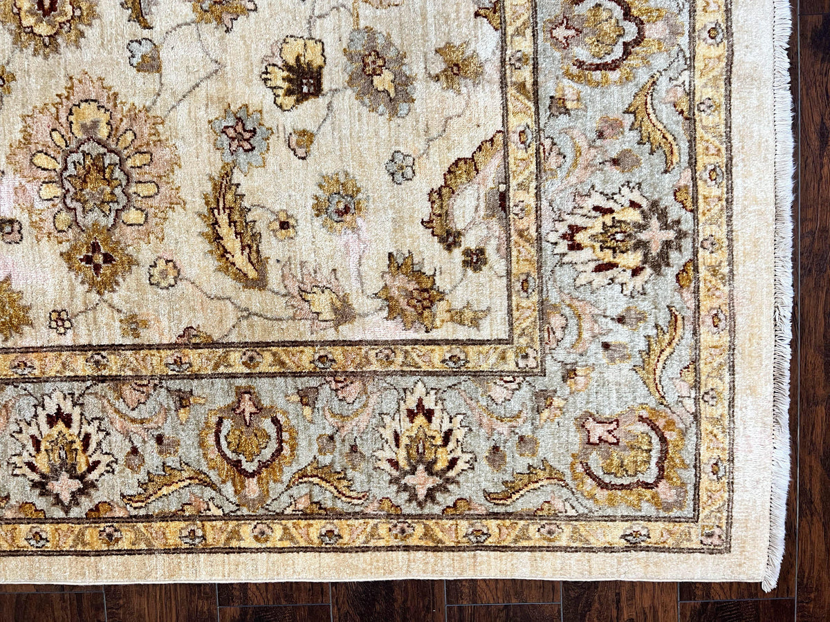 Peshawar Rug 8x10, Oushak Rug, Neutral Colors Hand Knotted Farmhouse Rug - Jewel Rugs, view 10