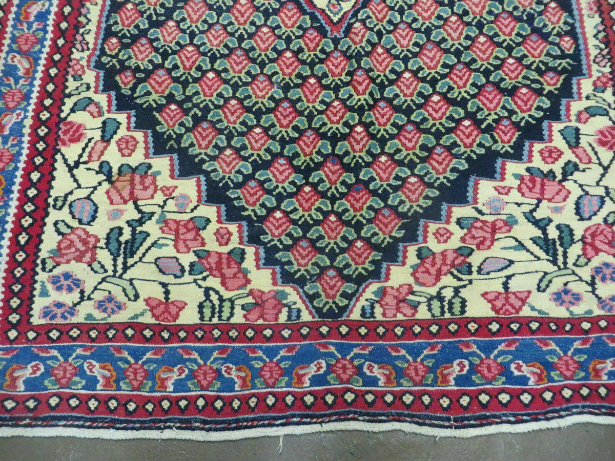 4' X 6' Vintage Handmade Turkish Flat weave Rug Tribal - Jewel Rugs, view 6