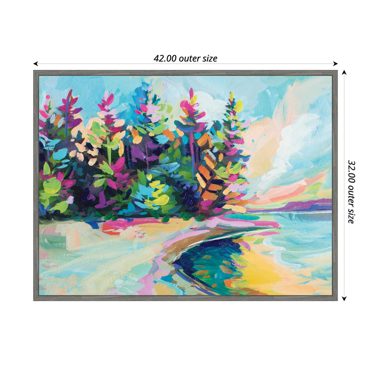 Sylvie Saturday In Door County Framed Canvas by Rachel Christopoulos