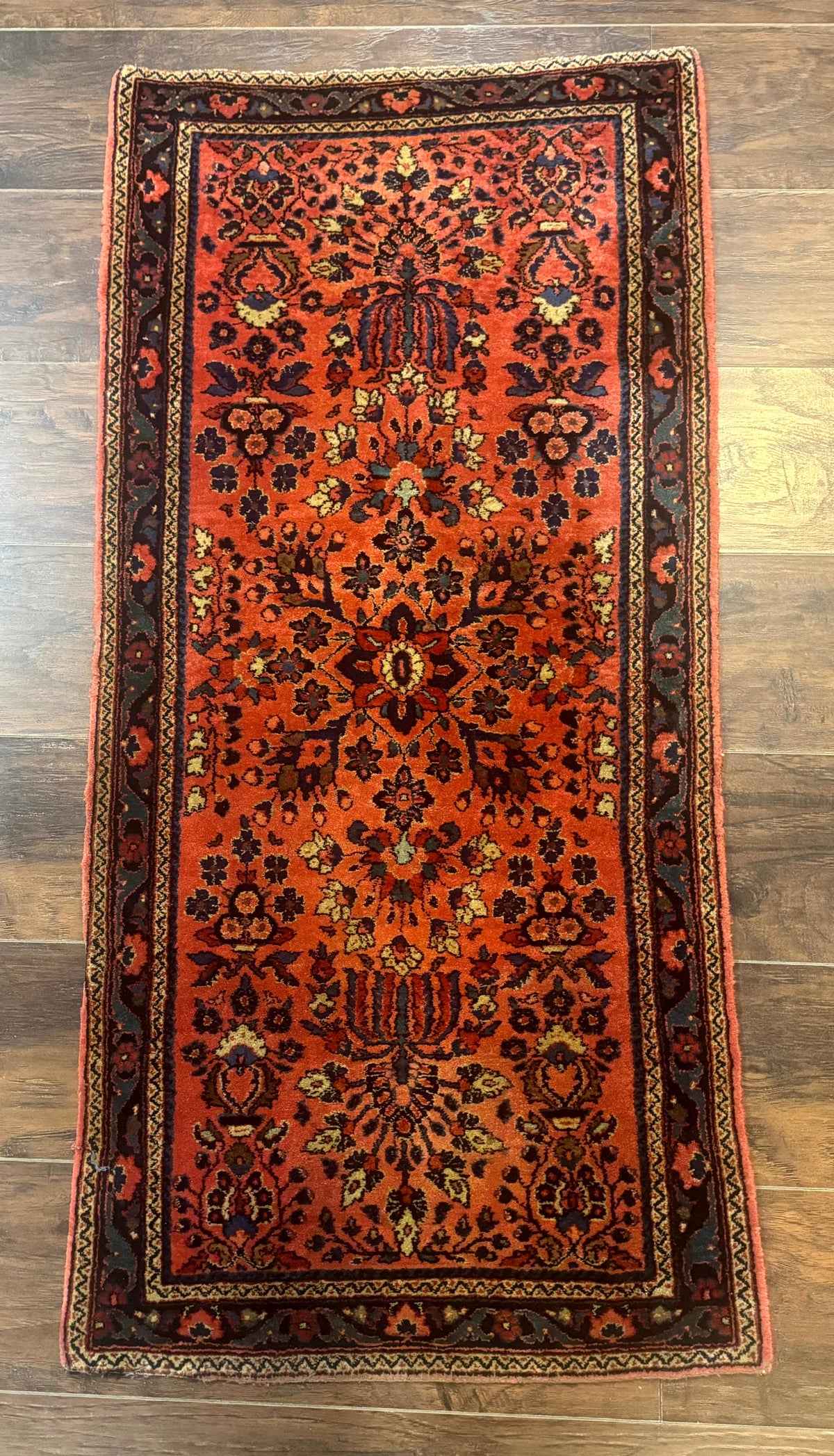 Antique Persian Sarouk Rug 2x4, Red, Fine 260 KPSI - Jewel Rugs, view 2