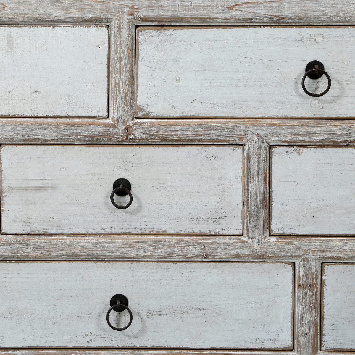 Amalfi Two Tones Chest of Drawers Antique off white 63x18x35