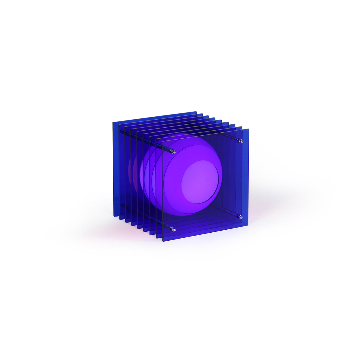 Lớp small square in blue acrylic - BằNG