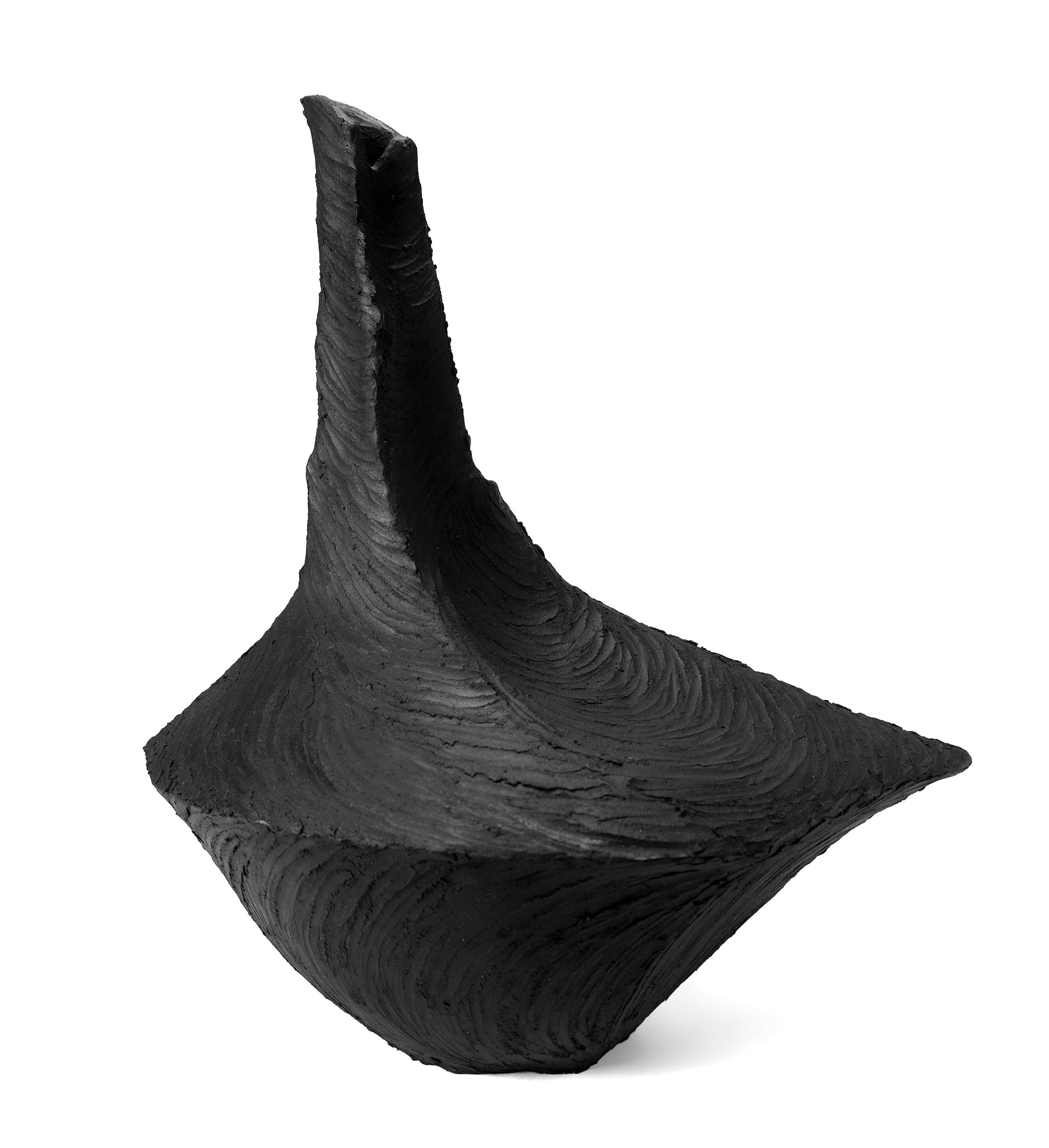 Textured Vessel in Black - No 115 image 1