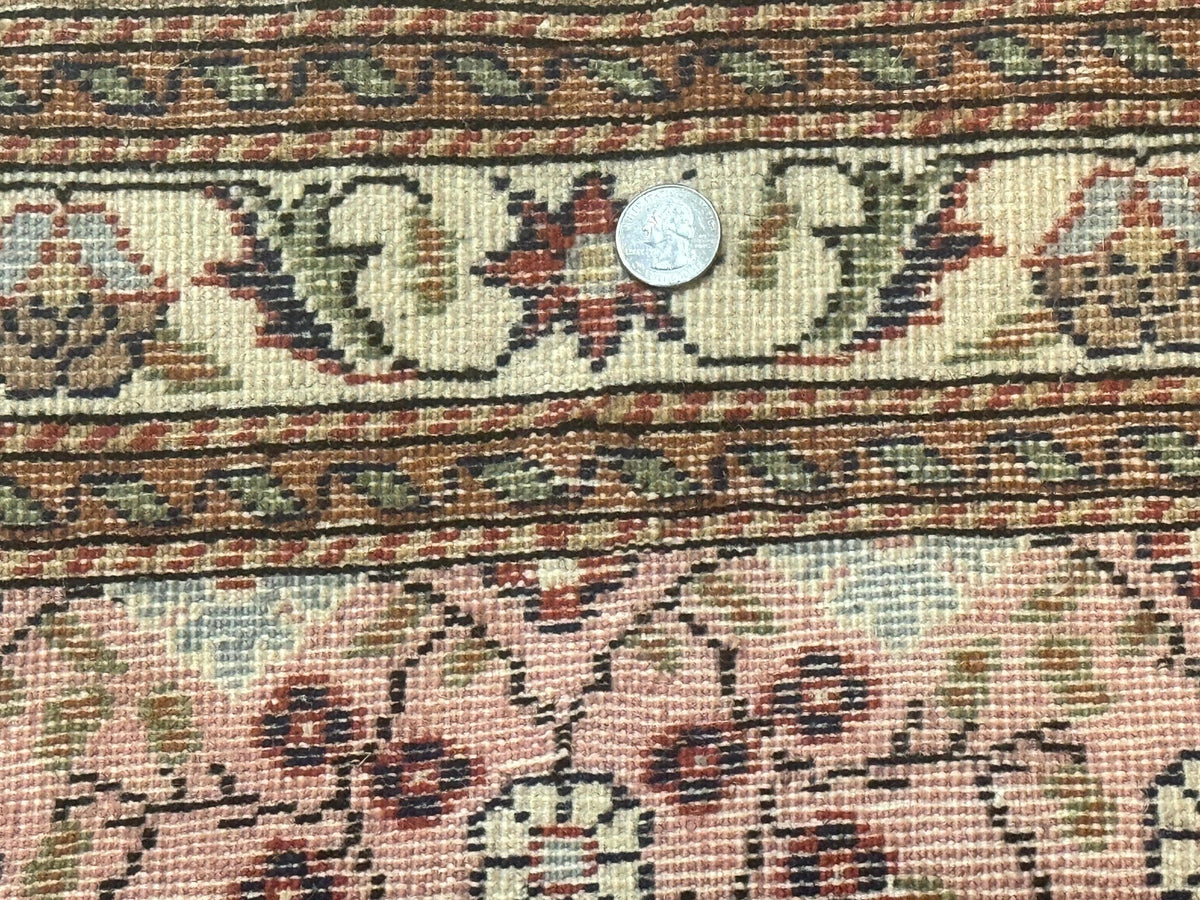 Turkish Sivas Rug 3x4, Pink, Handmade, Wool, Vintage - Jewel Rugs, view 12