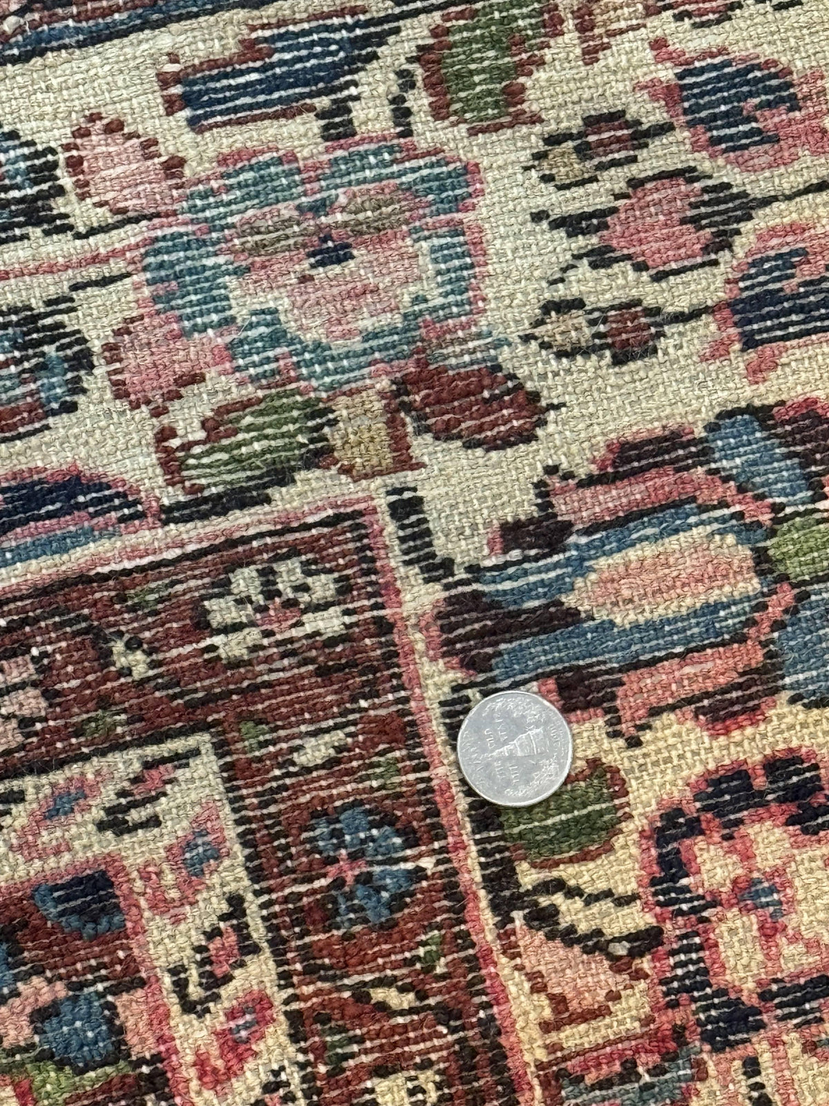 Antique Persian Malayer Rug 4'7" x 6'6" – 1920s Tribal Red Wool Carpet - Jewel Rugs, view 10