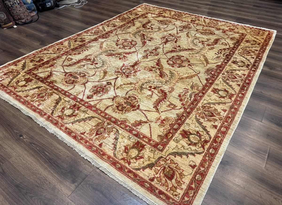 Indian Mahal Rug 7x9, Traditional Wool Carpet - Jewel Rugs, view 3