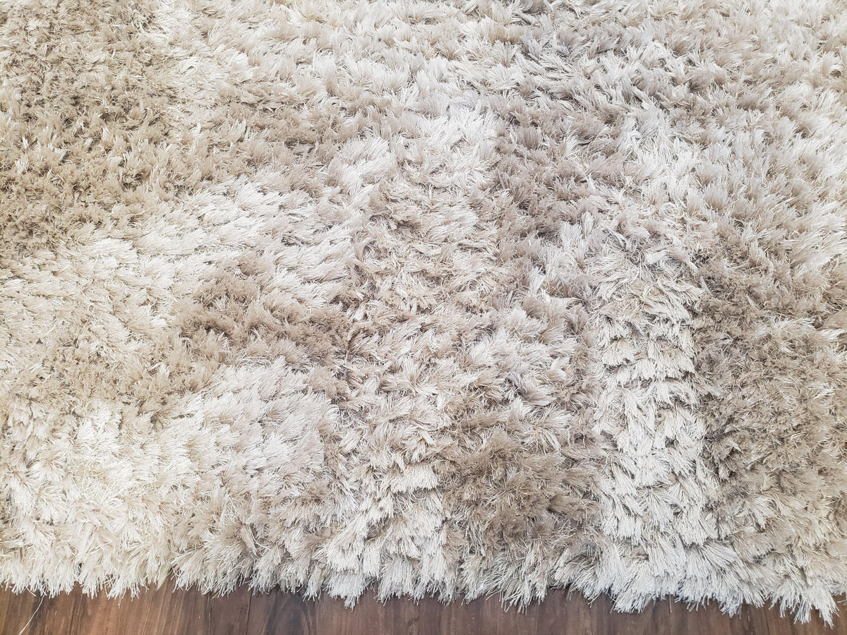 Ivory Shag Rug 6x7, Flokati Carpet, Shaggy Soft Plush Pile Area Rug, Modern Contemporary - Jewel Rugs, view 6