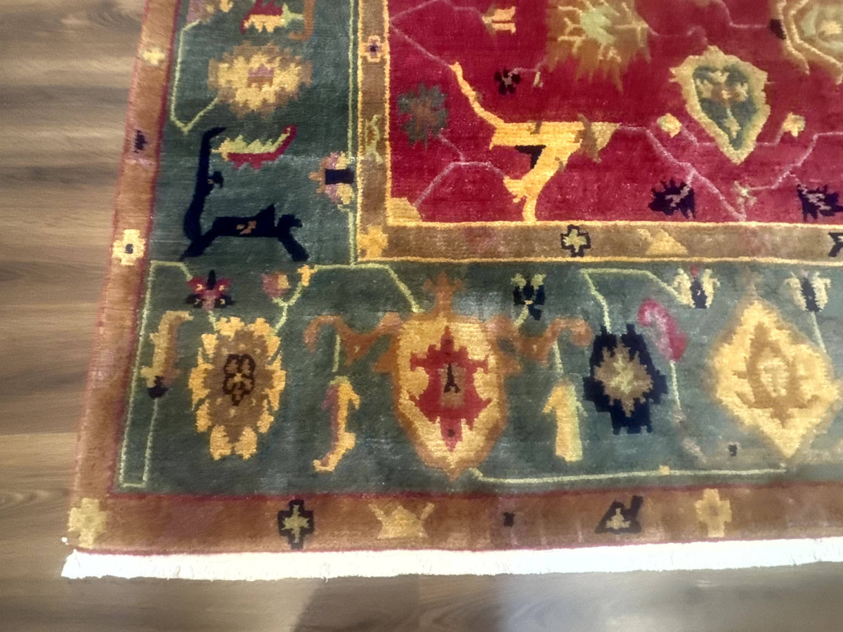 Tufenkian Rug 8x10, Tibetan Room Sized Carpet, Soft Thick Wool Pile - Jewel Rugs, view 9