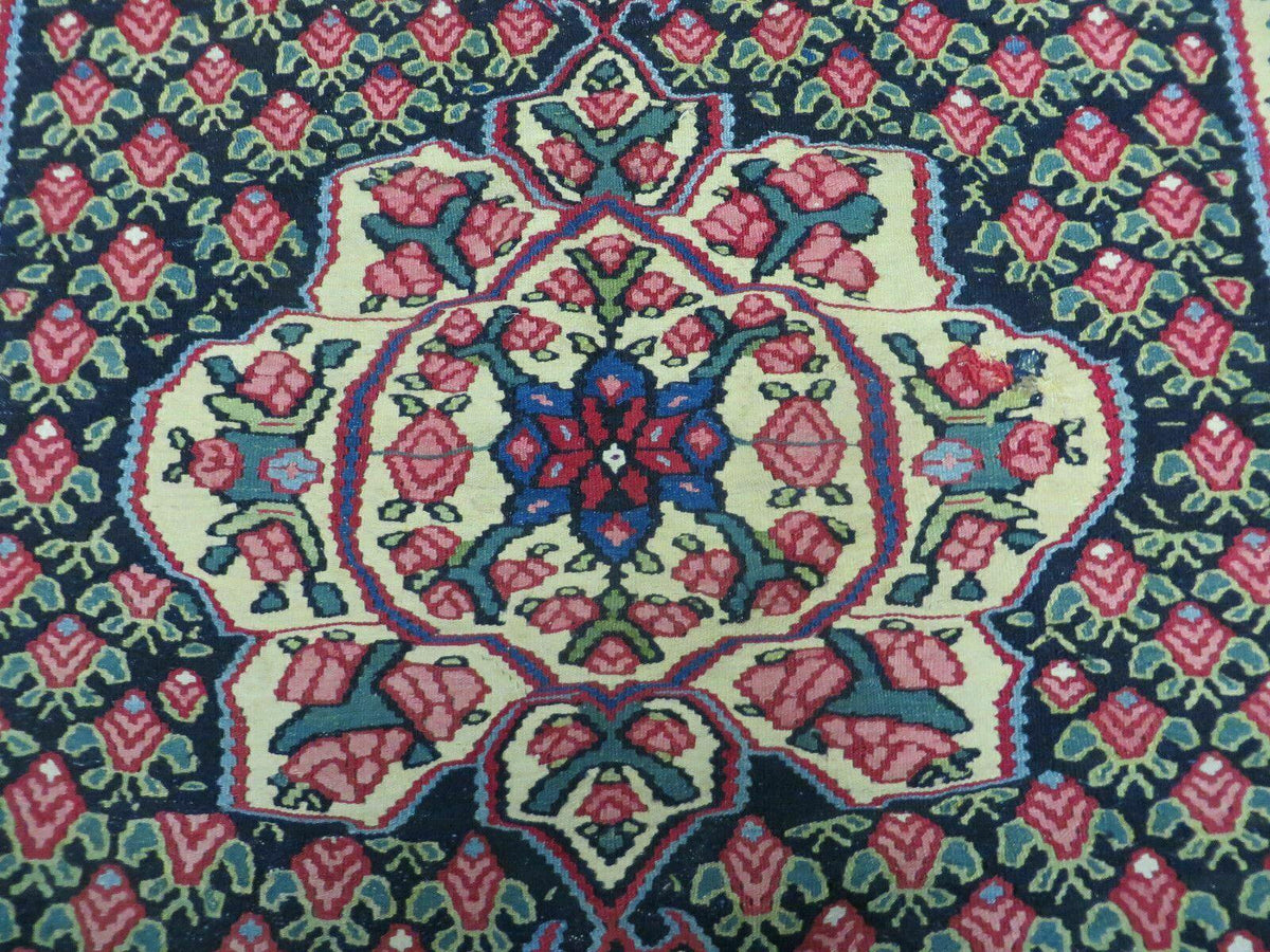 4' X 6' Vintage Handmade Turkish Flat weave Rug Tribal - Jewel Rugs, view 5