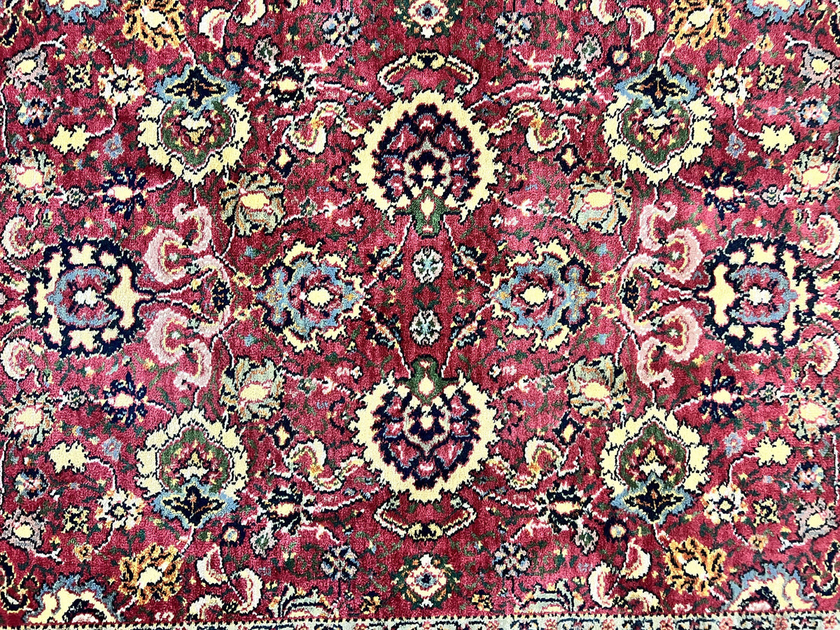 Karastan Rug 4x6, Williamsburg Herati #558, Wool Karastan Carpet, Vintage Karastan Persian Area Rug, Wool Pile - Jewel Rugs, view 5