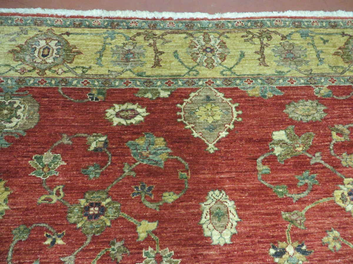 6.5' X 7' Vintage Handmade Egypt Agra Wool Rug Carpet Square Beauty - Jewel Rugs, view 4