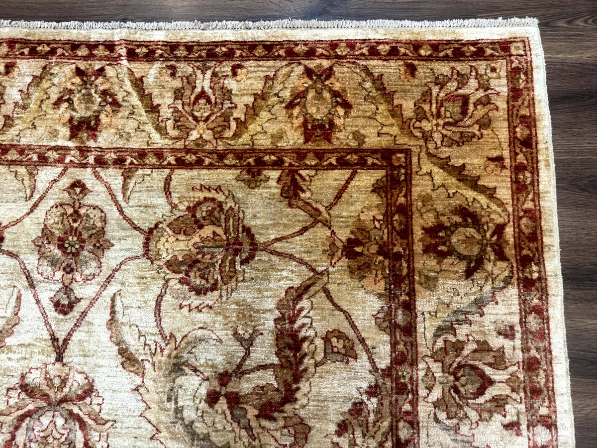 Indian Mahal Rug 7x9, Traditional Wool Carpet - Jewel Rugs, view 8