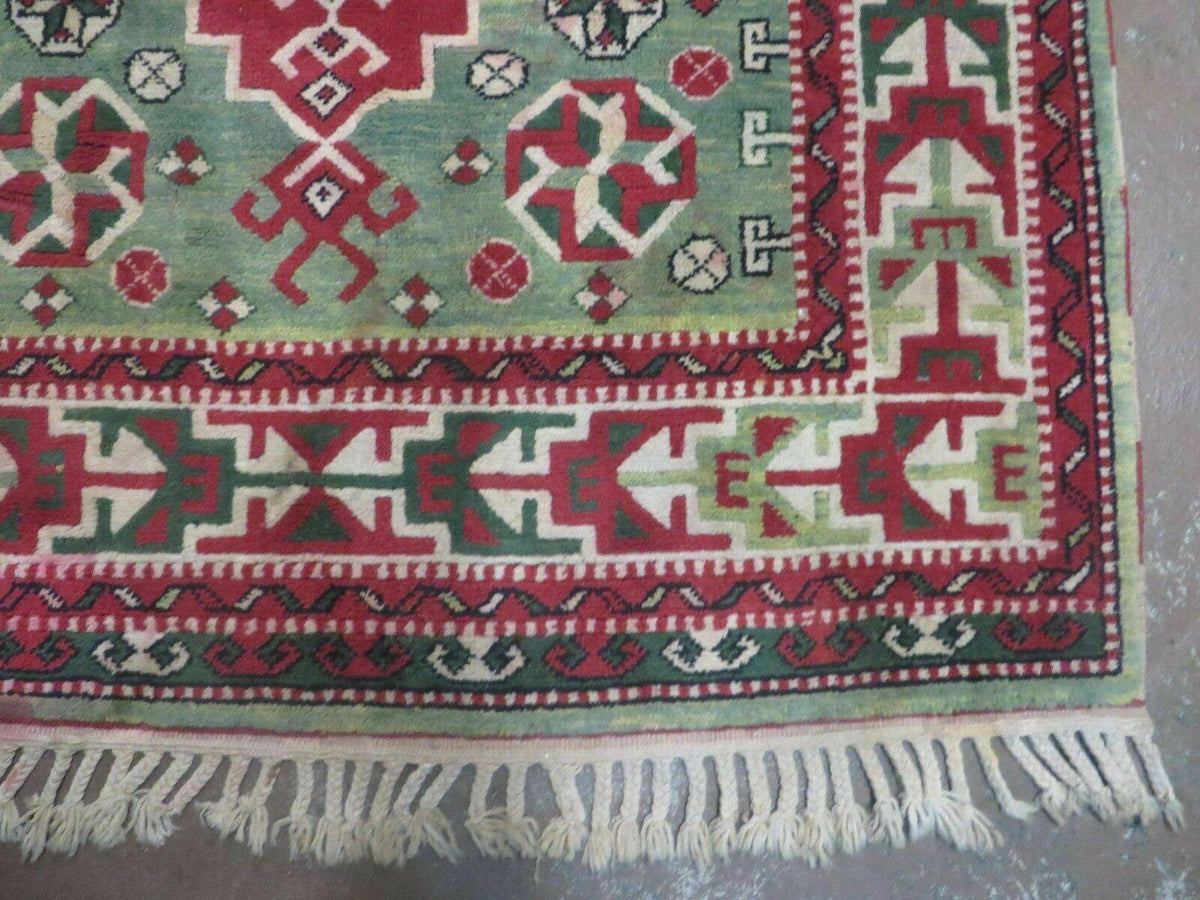4' X 6' Vintage Handmade Turkish Kazak Design Wool Rug Carpet Nice - Jewel Rugs, view 9