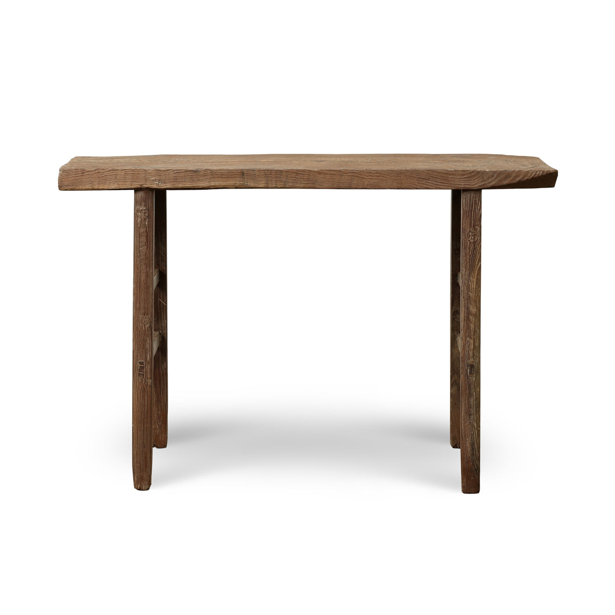 Approx. 51" Wide 16" Deep Vintage Console Table Weathered Natural