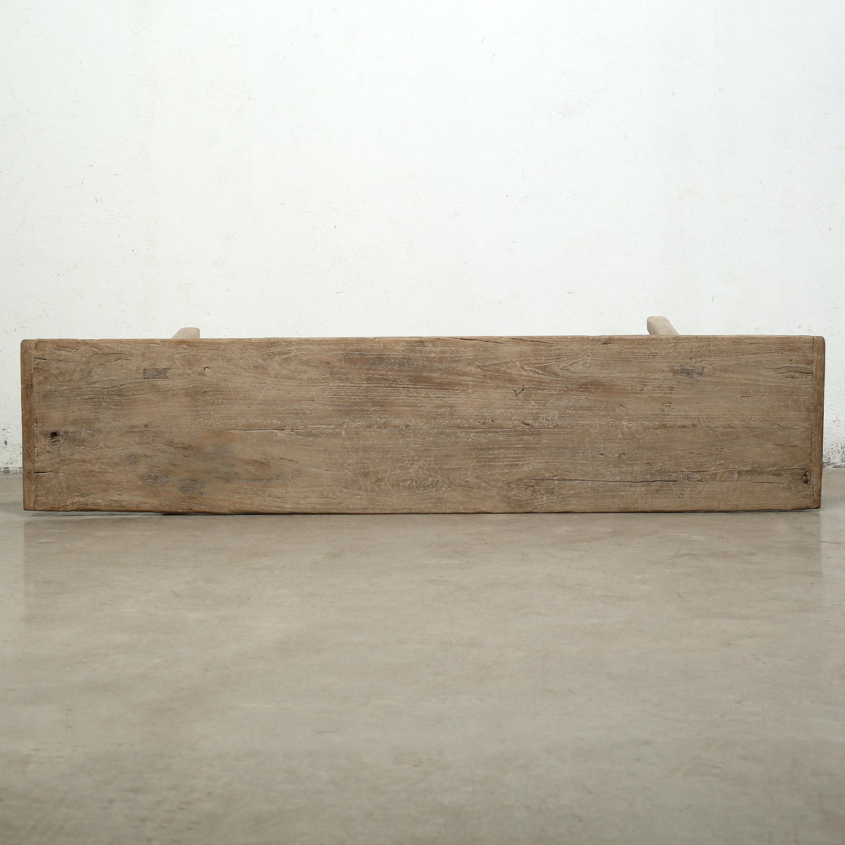 Approx. 80" Long 17" Deep Vintage Console Table Weathered Natural